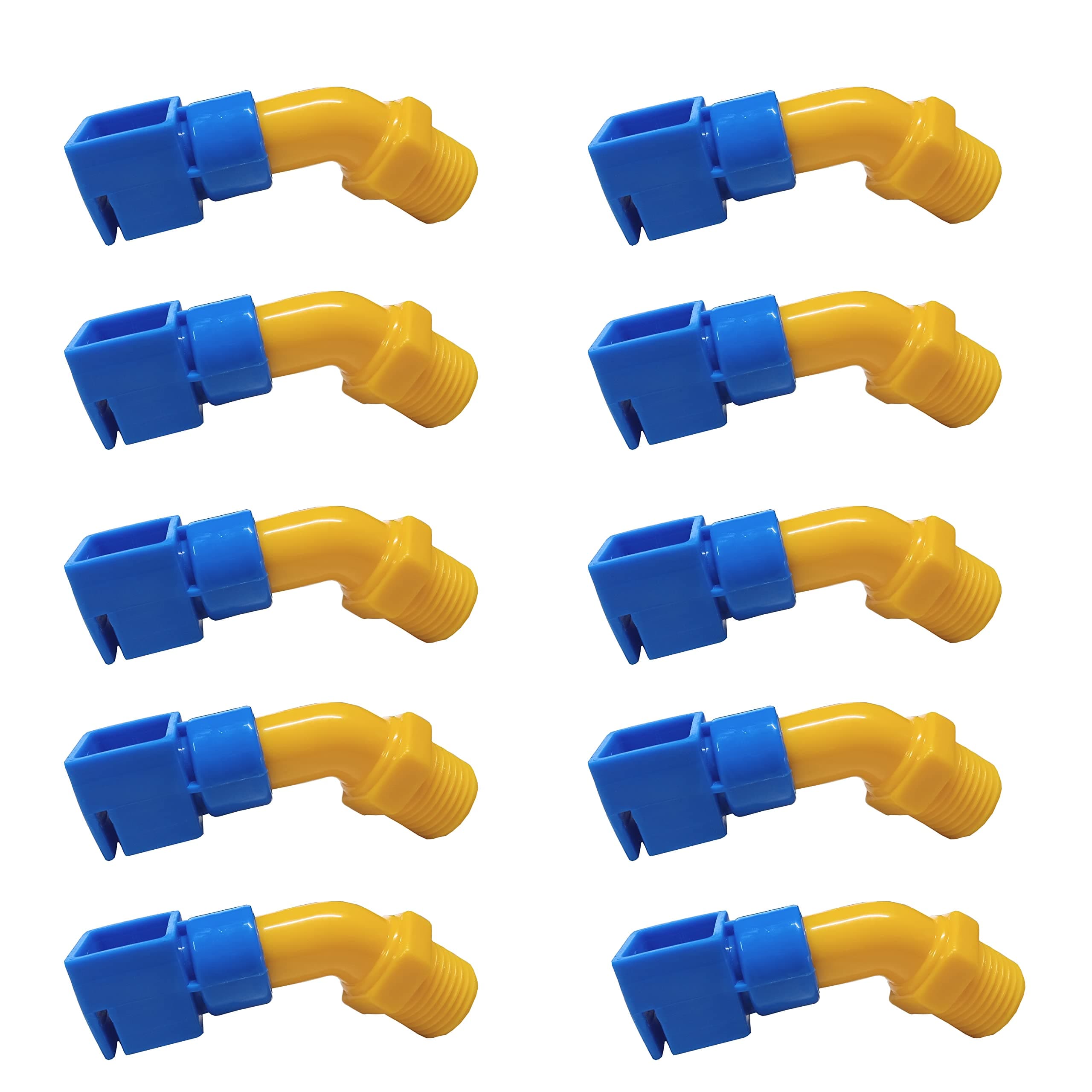 Solar Panel Cleaning Sprinkler L Type 1/2 inch Standard Size (Pack of 10)