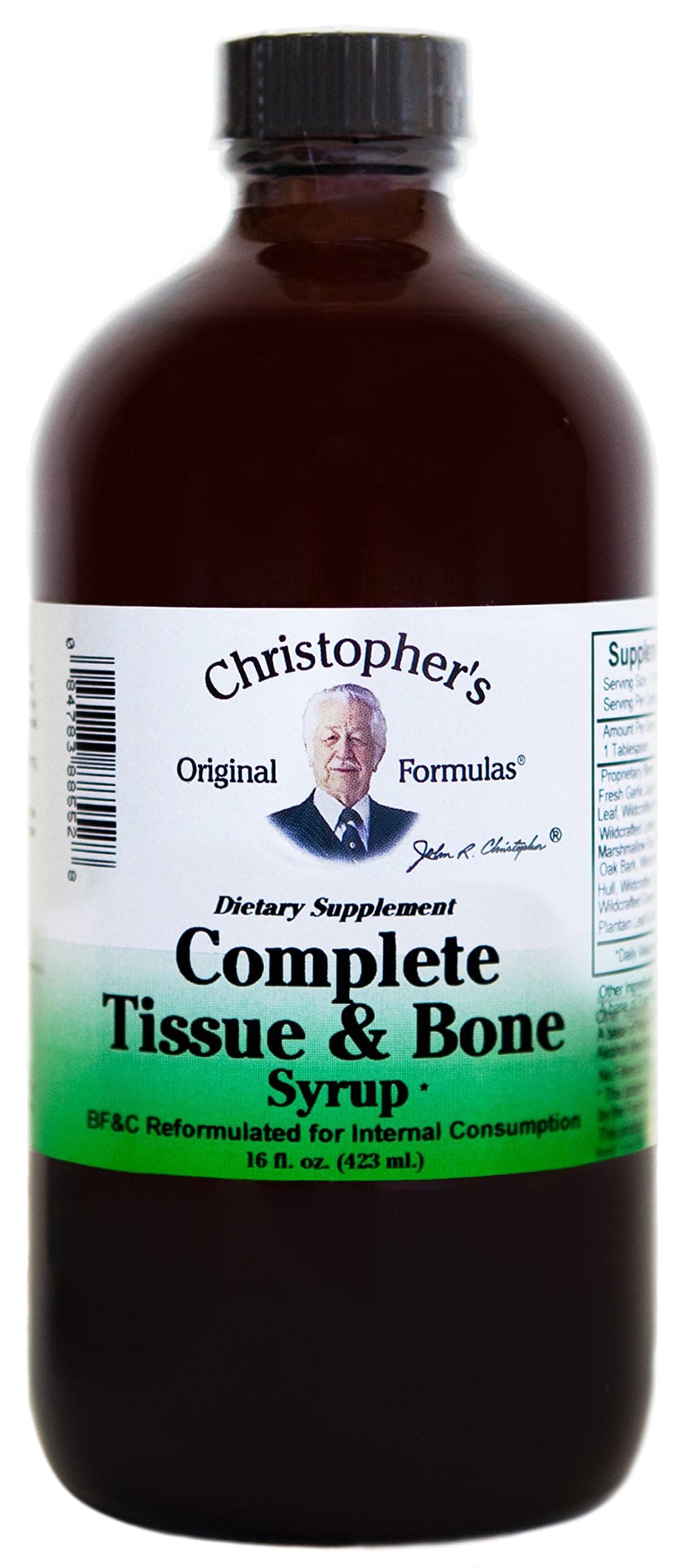 Dr. Christopher's Formula Dr Complete Tissue and Bone Syrup, 16 Ounce