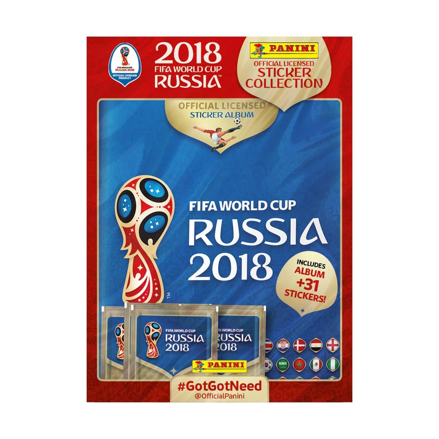 Panini FIFA World Cup 2018 Sticker Starter Pack