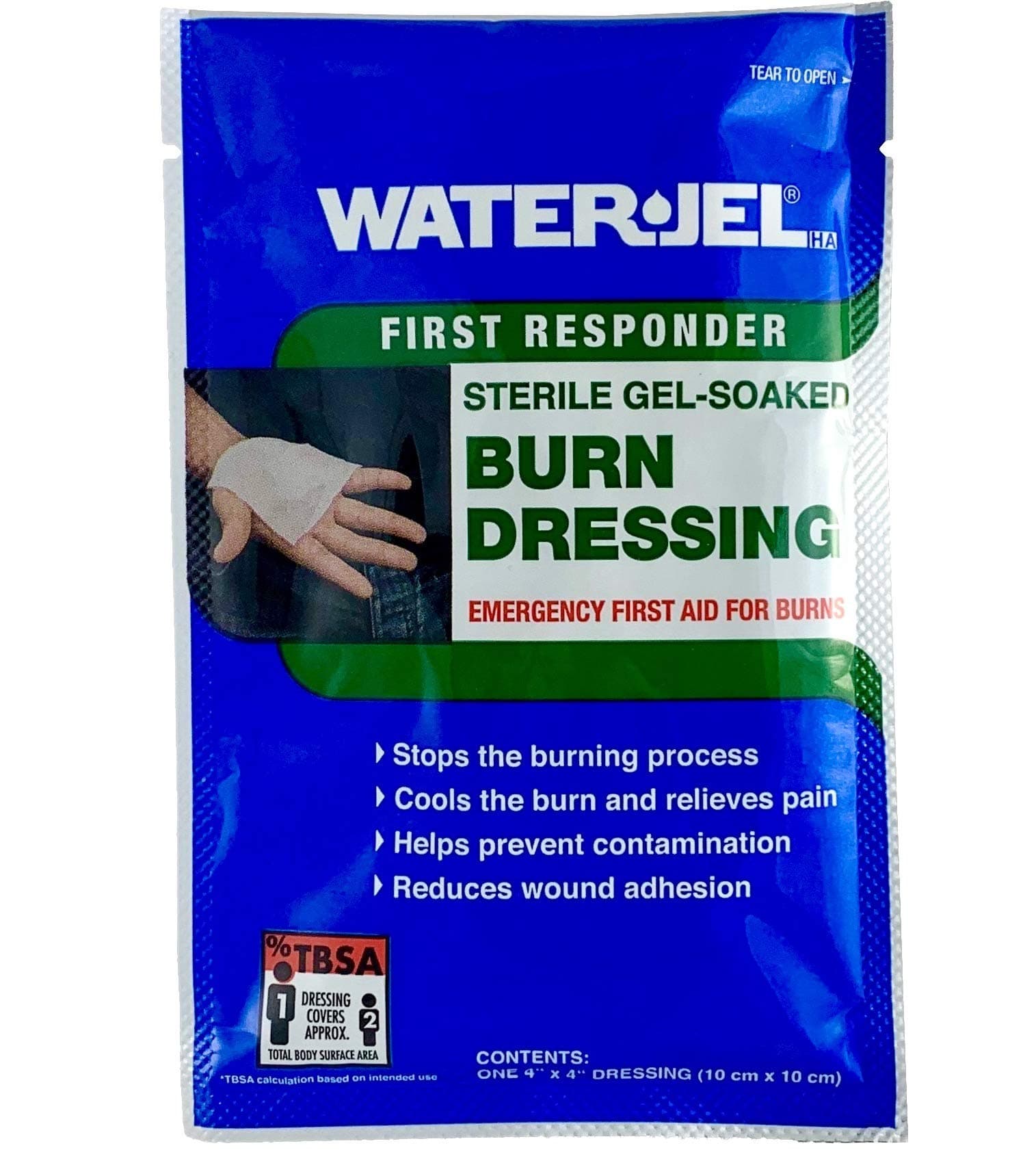 Water Jel - Burn Dressing - 4 x 4