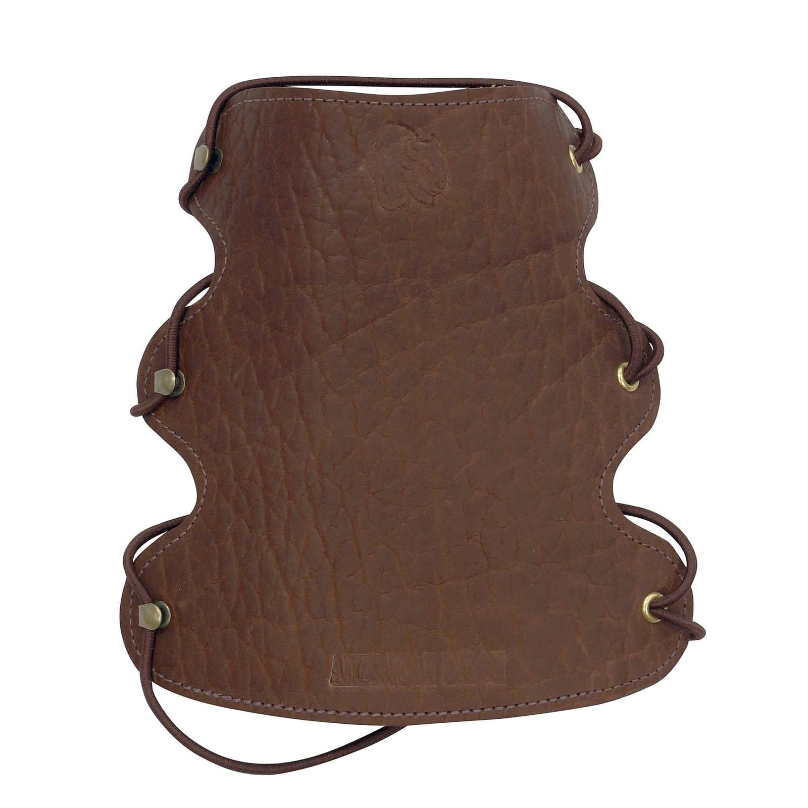 American Bison Armguard Brown Leather