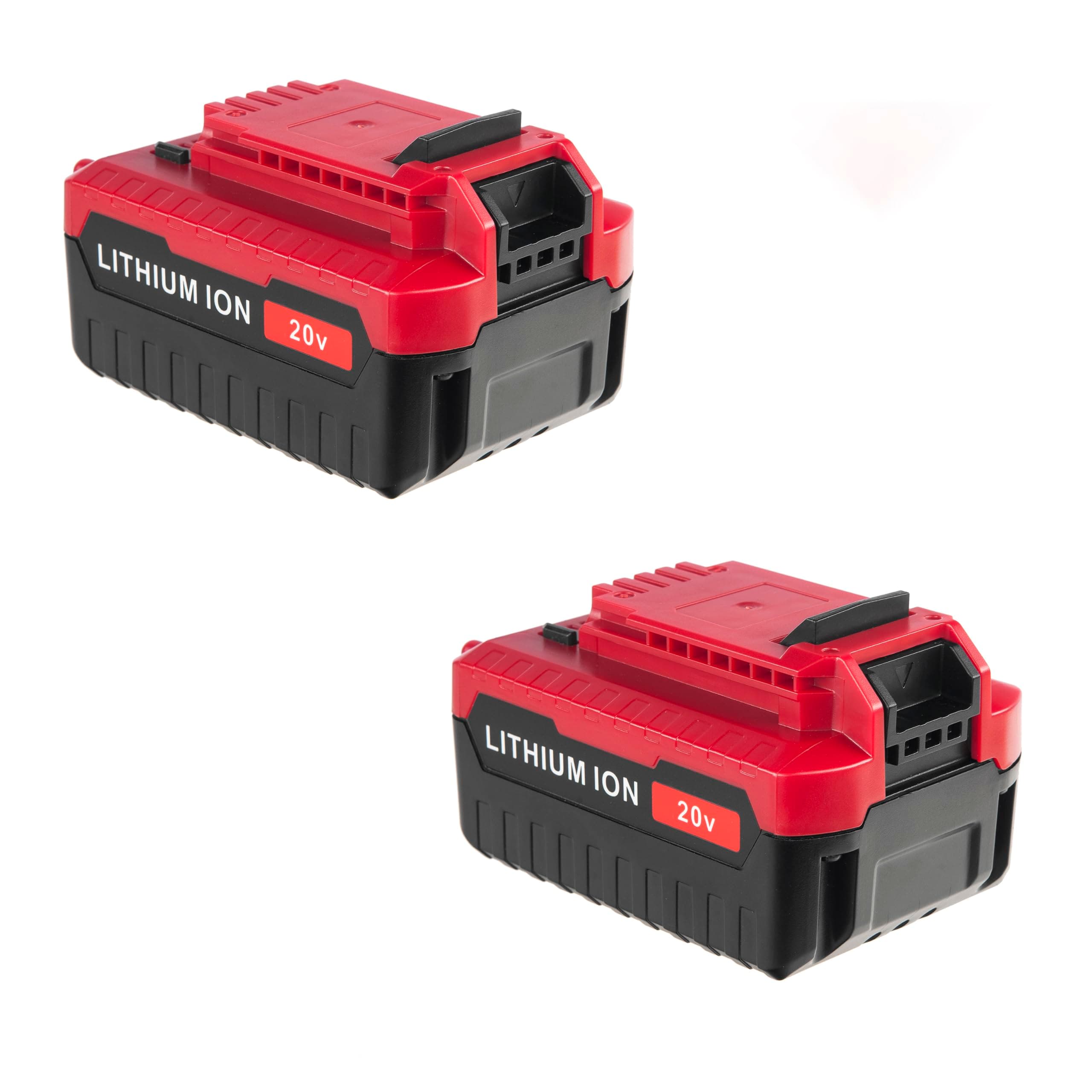 2Packs 20V Lithium Battery for Porter Cable Tools, Replacement Porter Cable 20V MAX Battery Capacity Output 6.0Ah