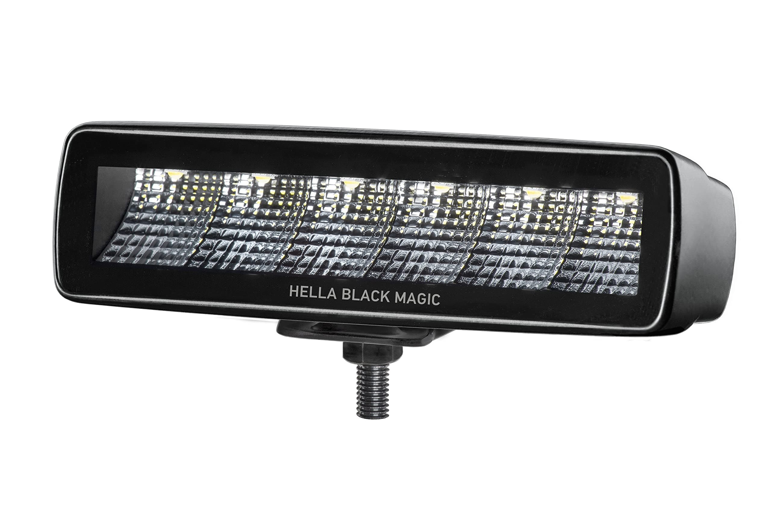 1FB 358 176-201 LED Headlight - Black Magic Mini Lightbar 6.2 Inches - 12/24 V - Mounting - Cable: 800 mm - Connector: Open Cable Ends