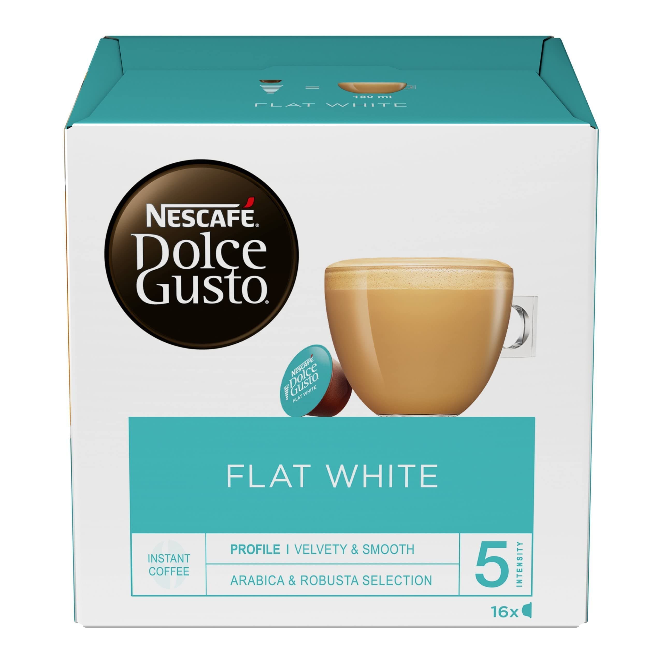 NESCAFÉ DOLCE GUSTO Flat White, 16 Drinks