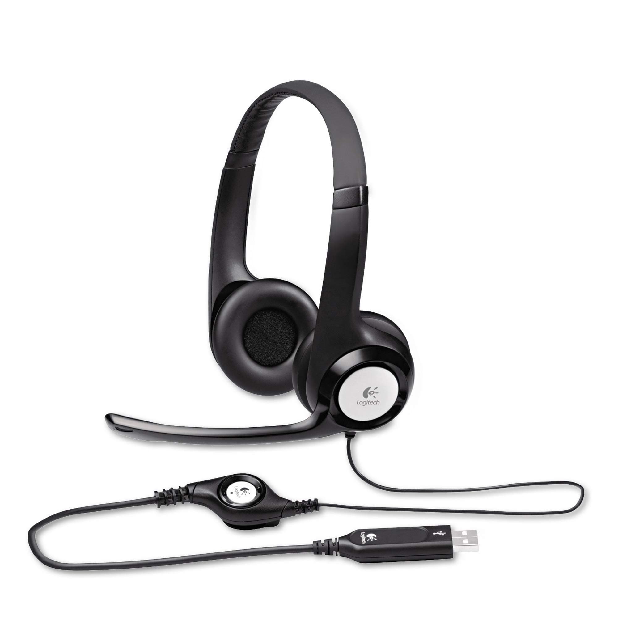 Logitech Logitech - H390 USB Headset with Noise-Canceling Microphone - Bulk Packaging