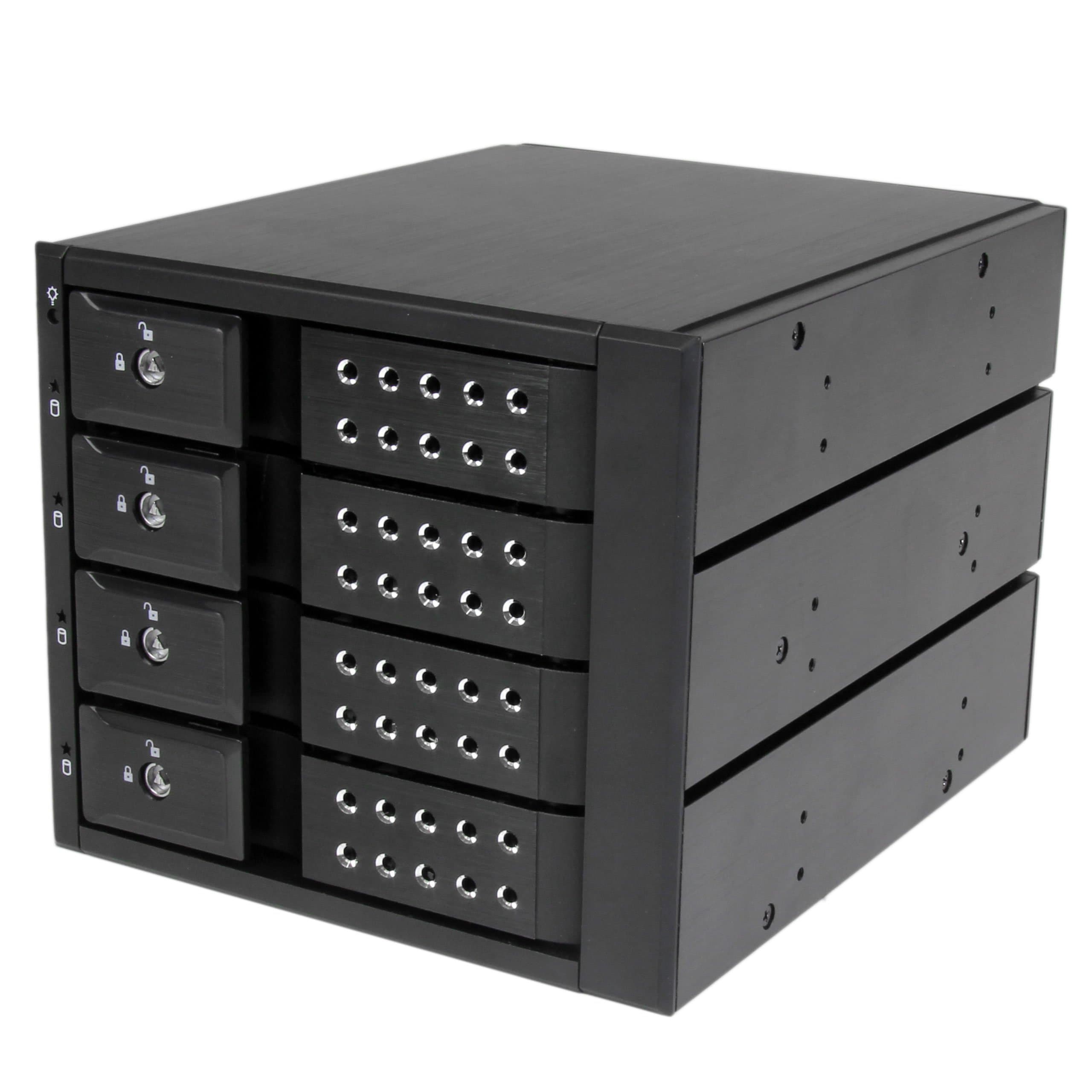 StarTech StarTech.Com 4-Bay Mobile Rack Backplane - Trayless Hot Swap For 3.5In Sas Ii/Sata Iii 6 GBps Hdd (Hsb4Satsasba)