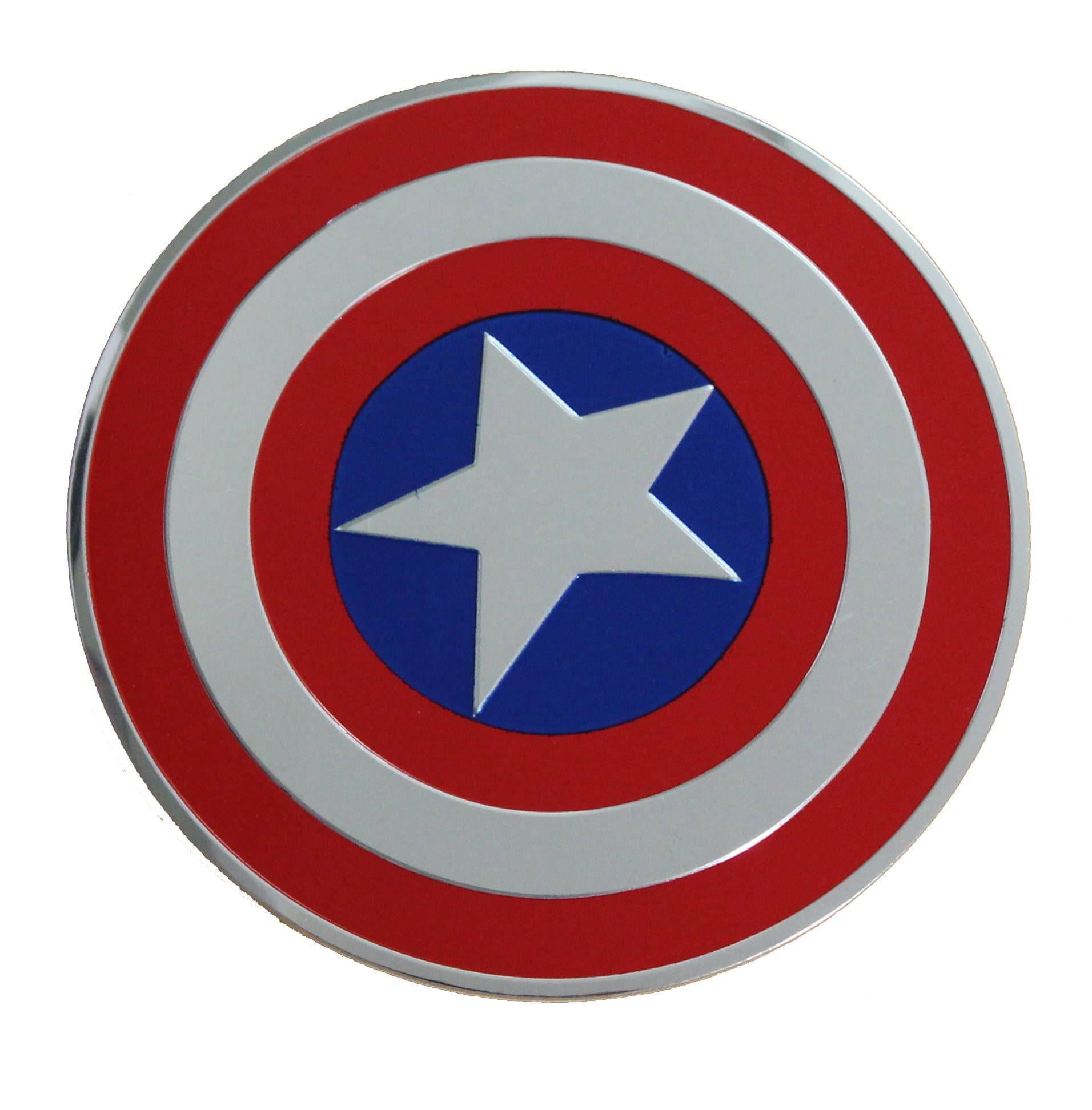 C&D Visionary Marvel Comics Retro Captain America Shield B Metal Sticker, 8Cm