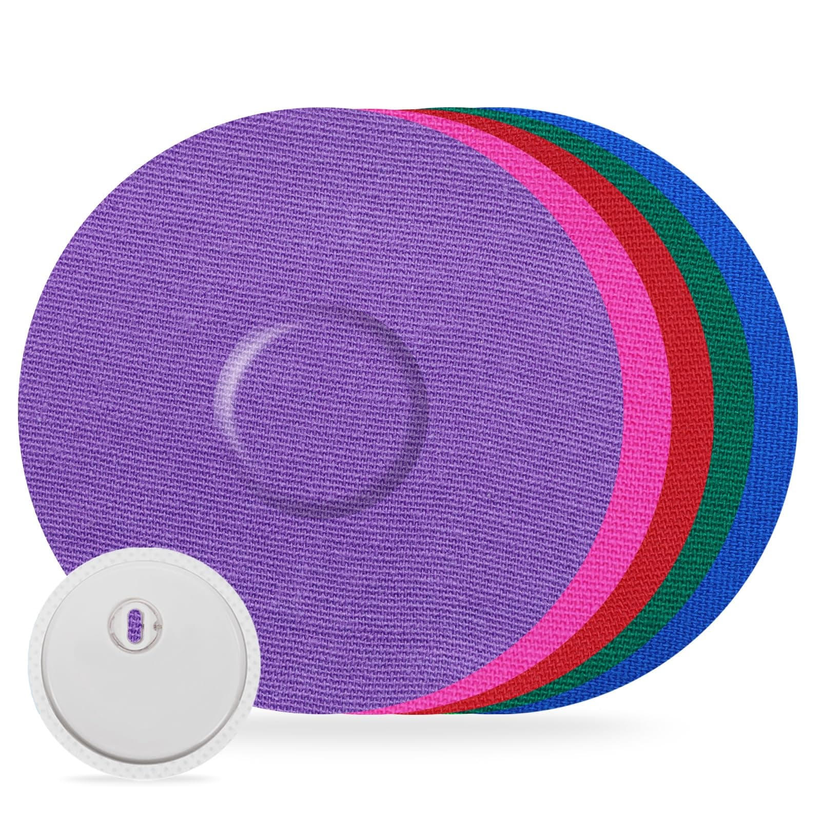 Libre 3 Sensor Covers,20Pack Waterproof CGM Adhesive Patches for Libre 3,Flexible & Breathable for 14 Days Covers,Without Hole in The Center,Dark Colors