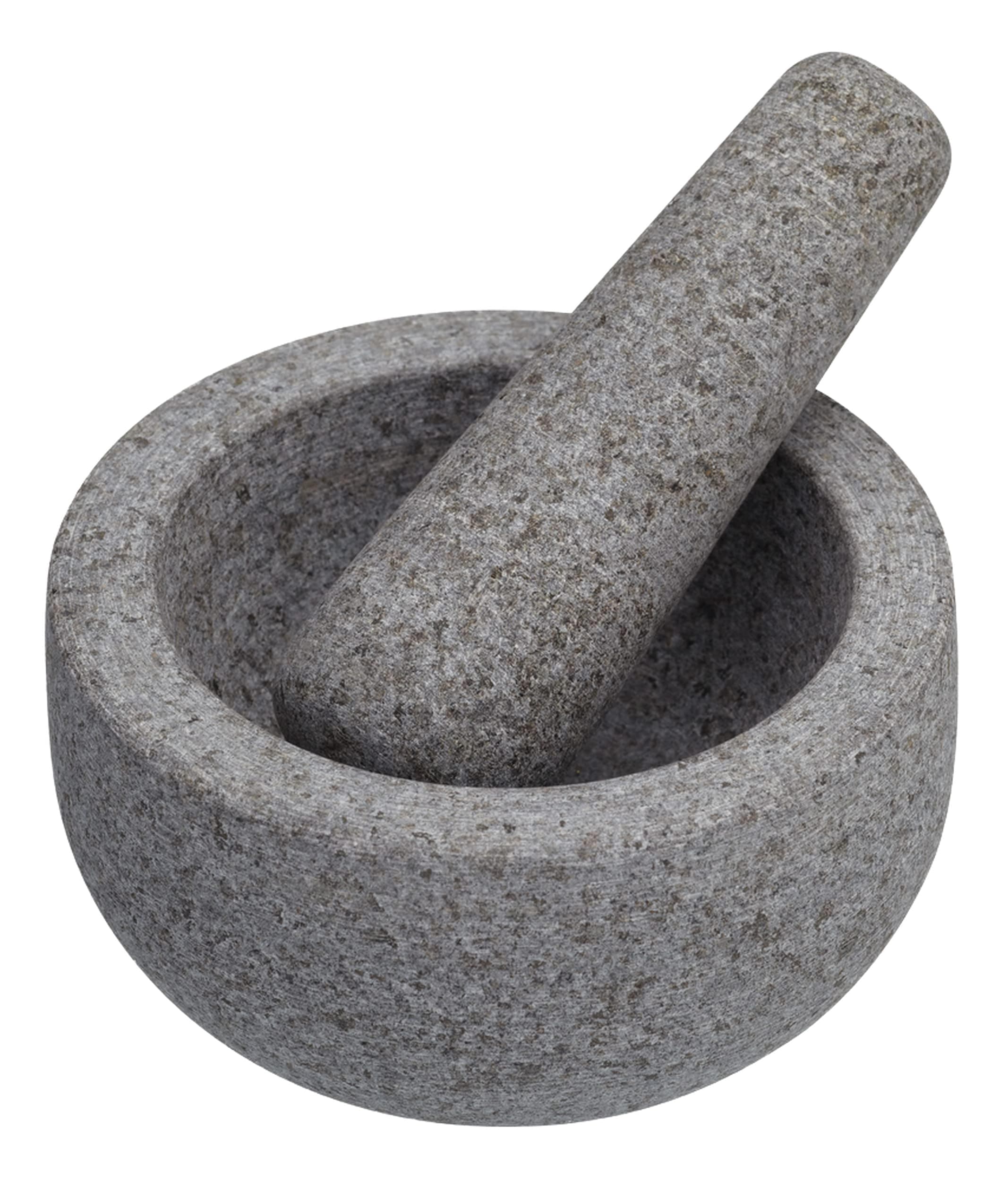 Master Class KITCHENCRAFT Granite Mortar and Pestle, Gift Boxed Grey 12x6.5cm, One Size MCGMP