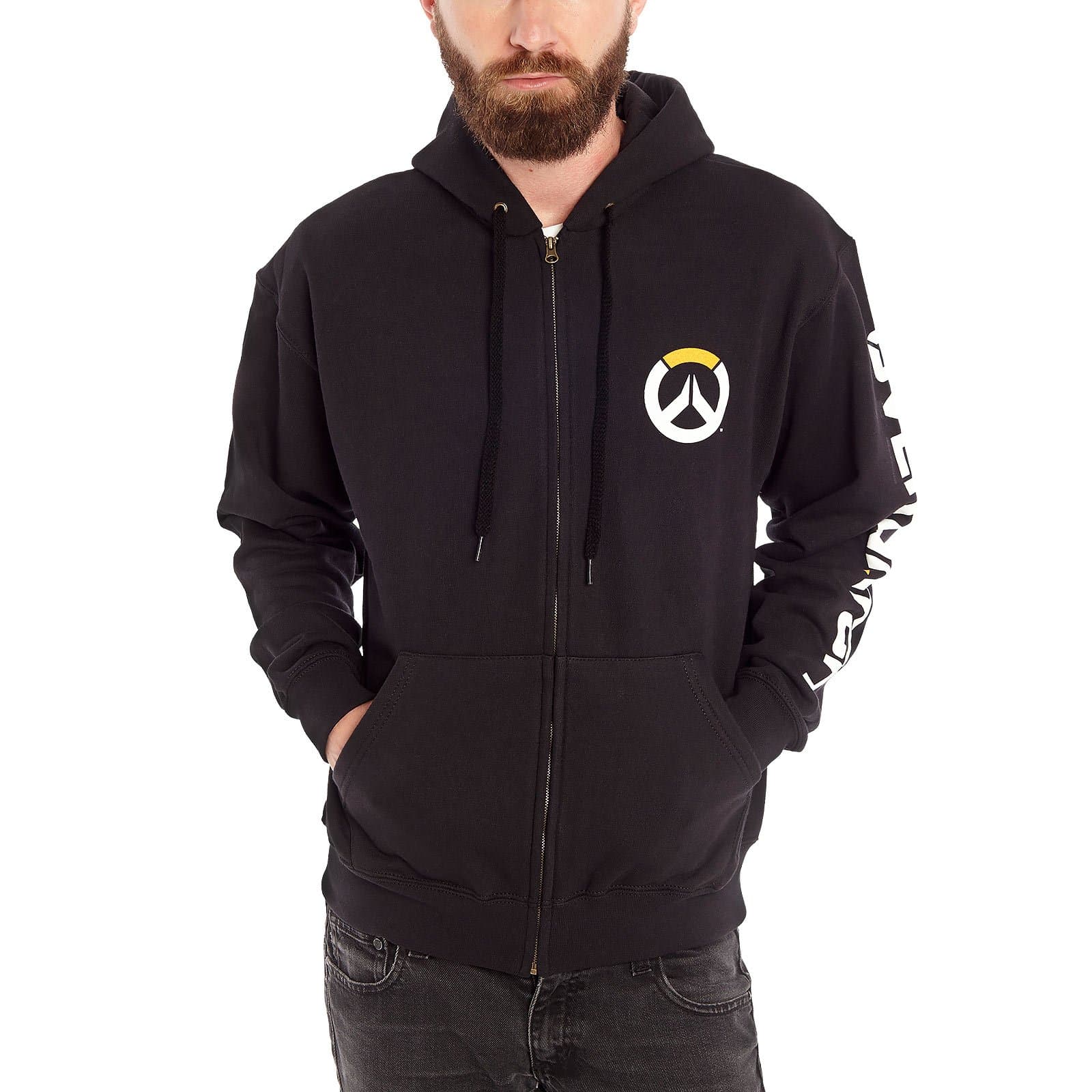 Overwatch Logo hooded jacket, black.