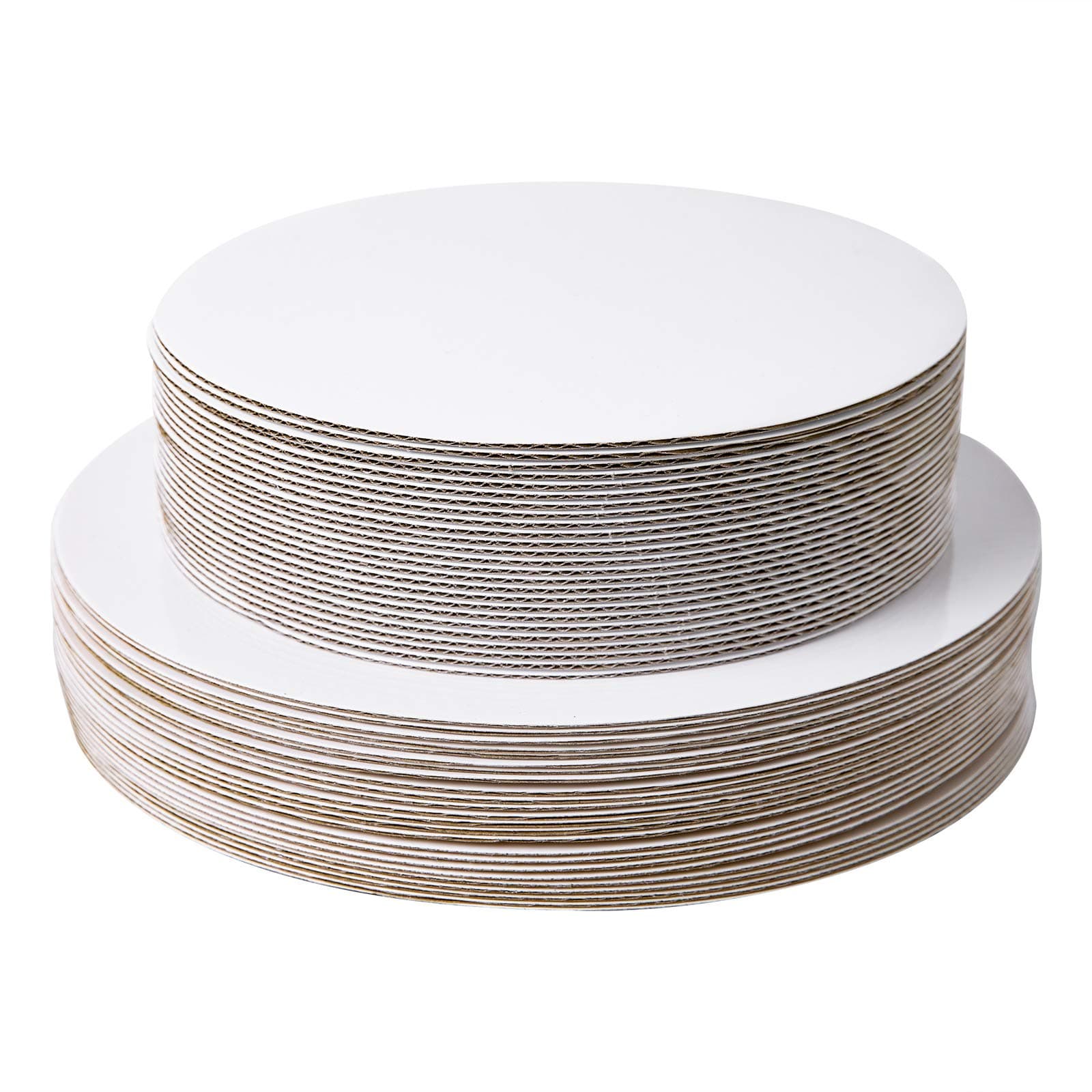 [25pcs] 8" White Cakeboard Round,Small Disposable Cake Circle Base Boards Cake Plate Platter 8 inch,25 of Pack (White, 8inch)