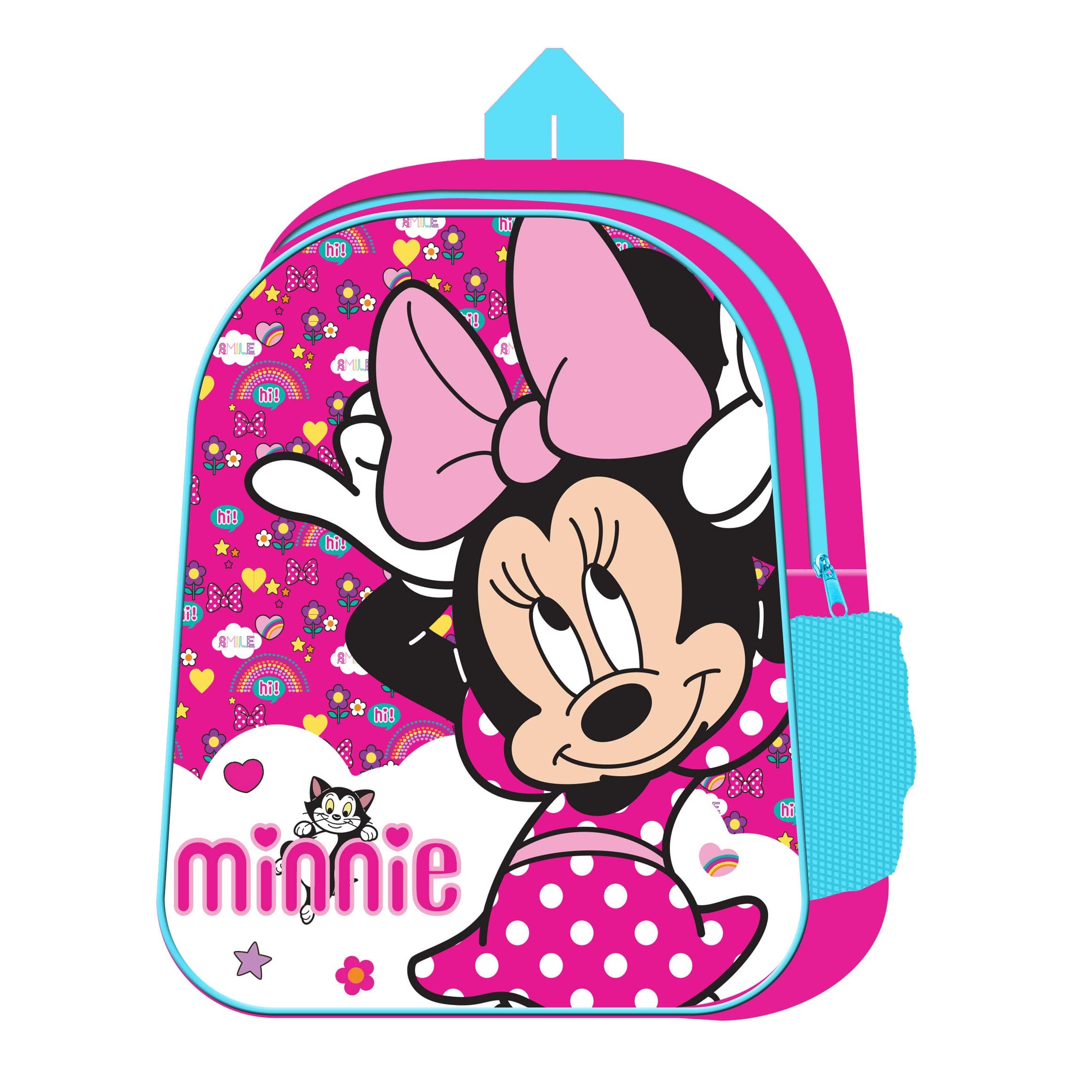 TemplarMinnie Mouse Character Junior Back Pack School Bag with Mesh Side Pocket