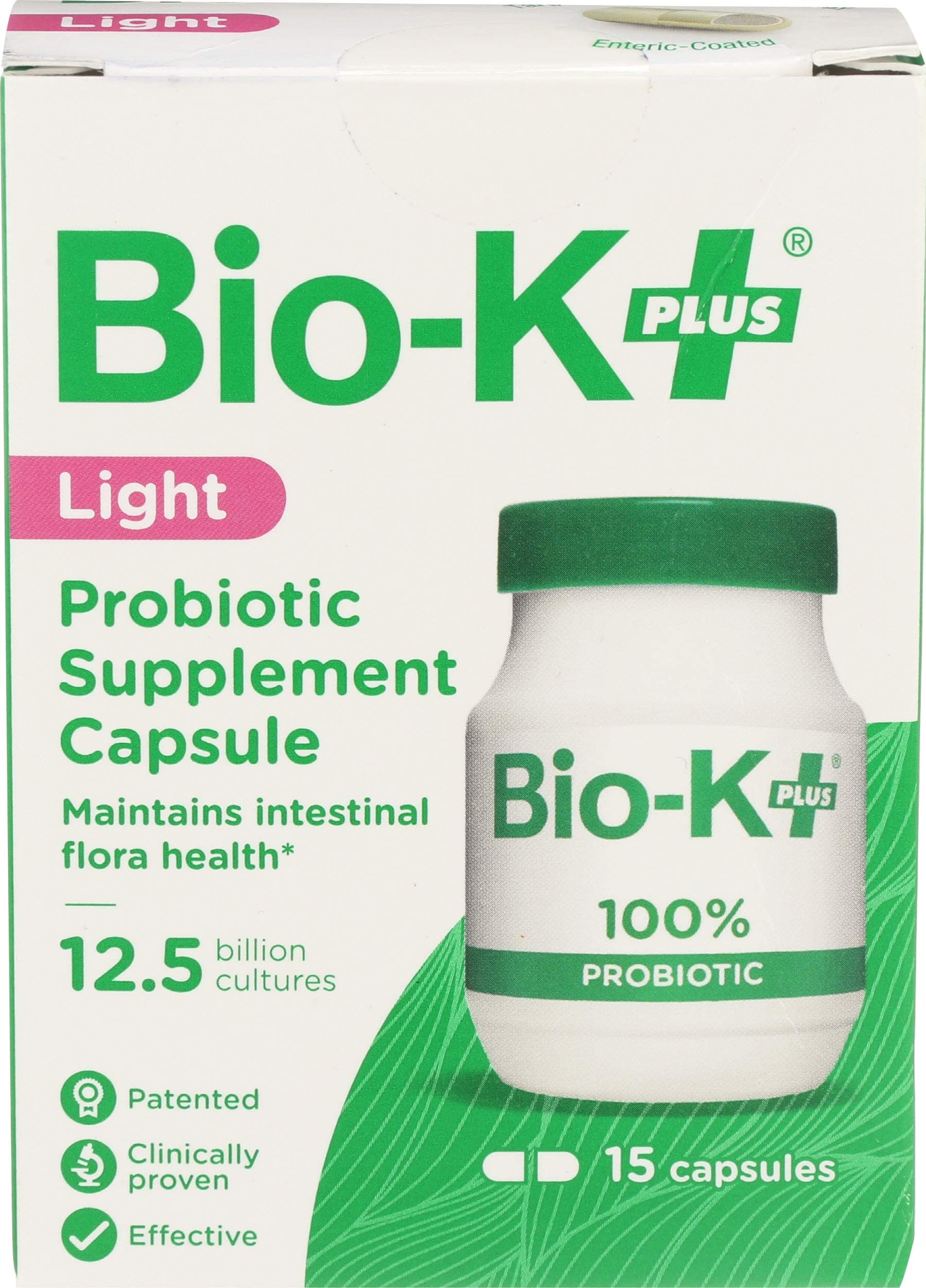 BIO-K PLUS Bio-K 12.5 Billion Regular Caps, 15 CT