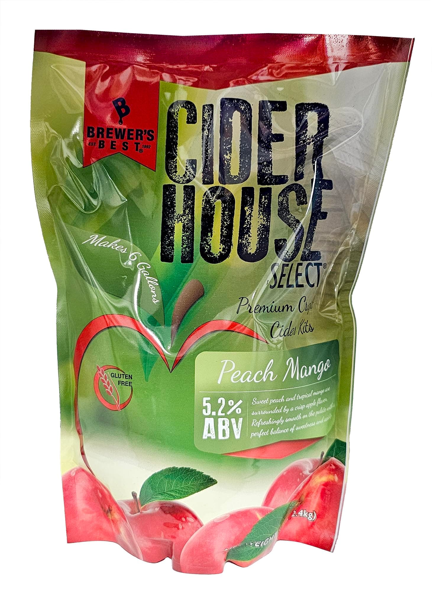 Brewer's Best Cider House Select Peach Mango Cider Kit