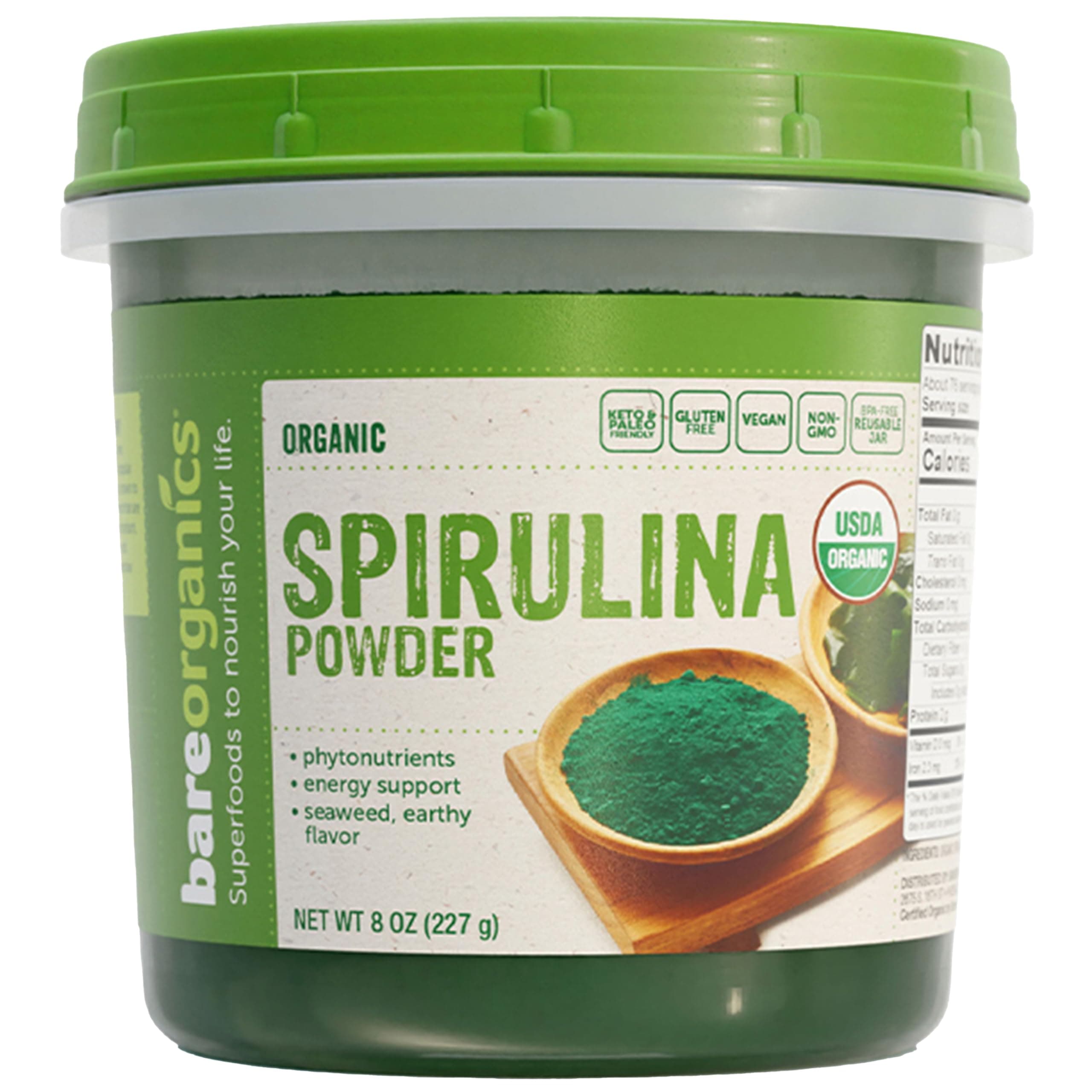 Raw Organic Spirulina Powder