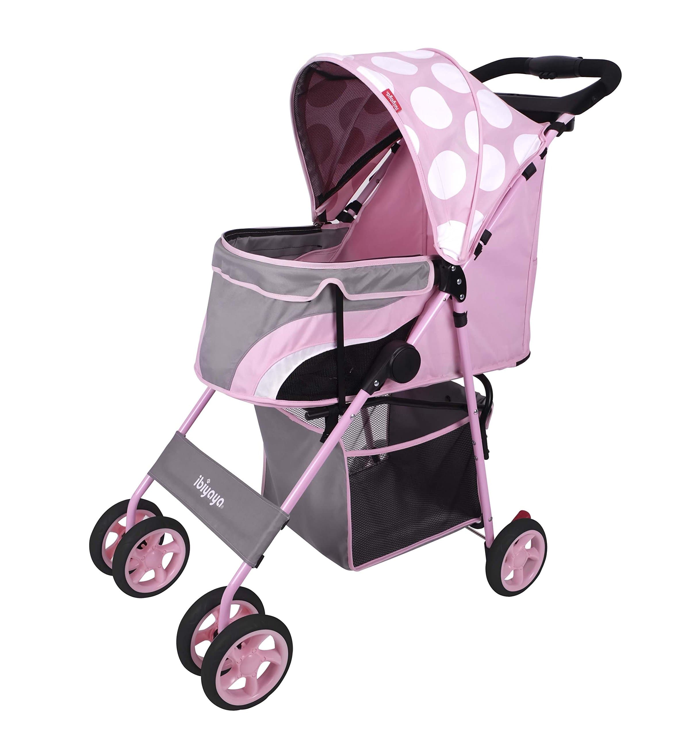 Ibiyaya Pop Art Pet Stroller, Dotty Diva