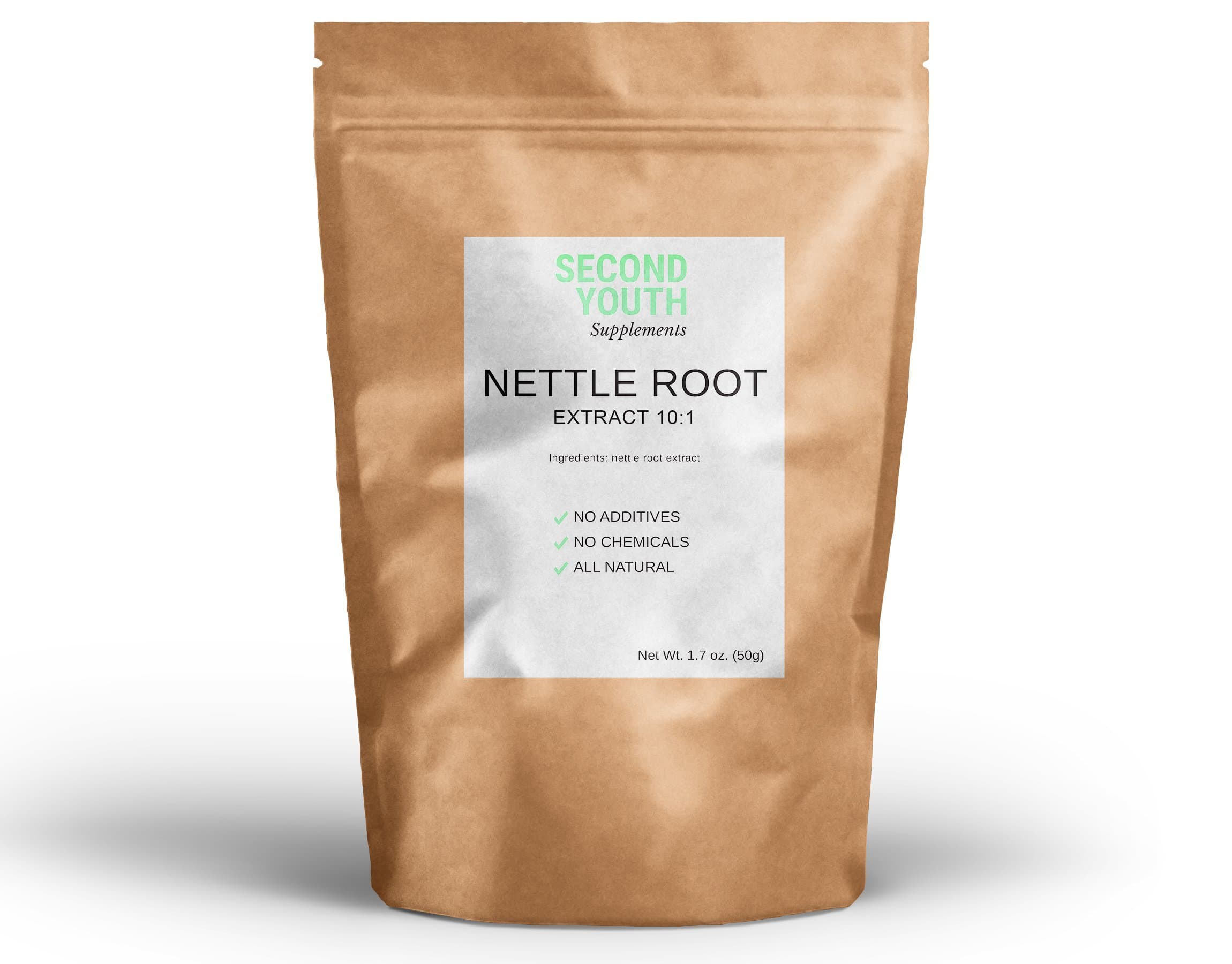 Natural Nettle Root 10:1 Extract by Second Youth – Best Value