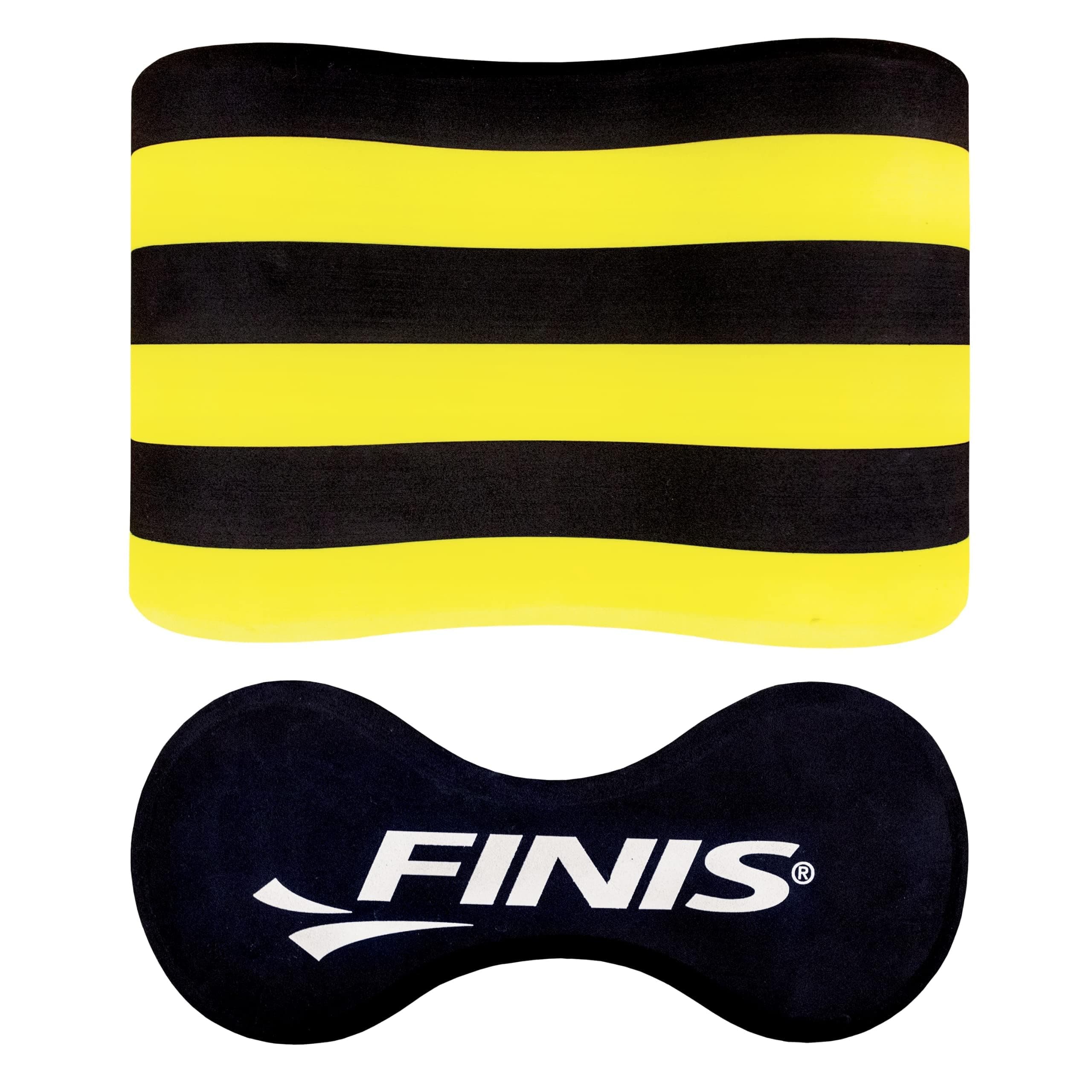 Finis 1.05.036.48 Foam Junior Foam Pull Buoy (Black/Yellow)