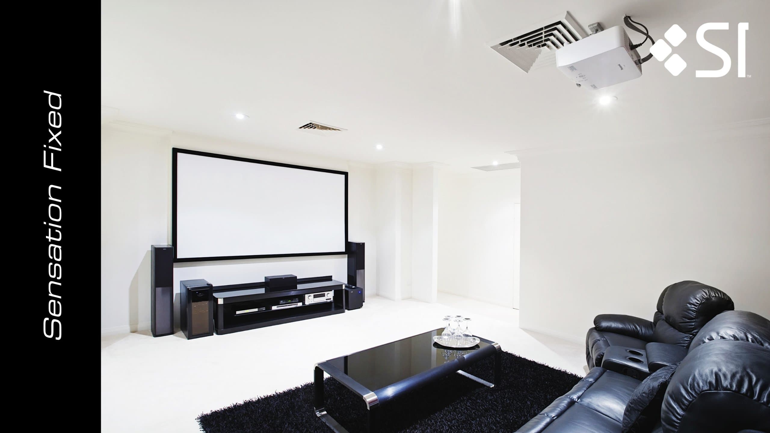 Screen Innovations TSF106MW Theater Sensation Fixed Projection Screen