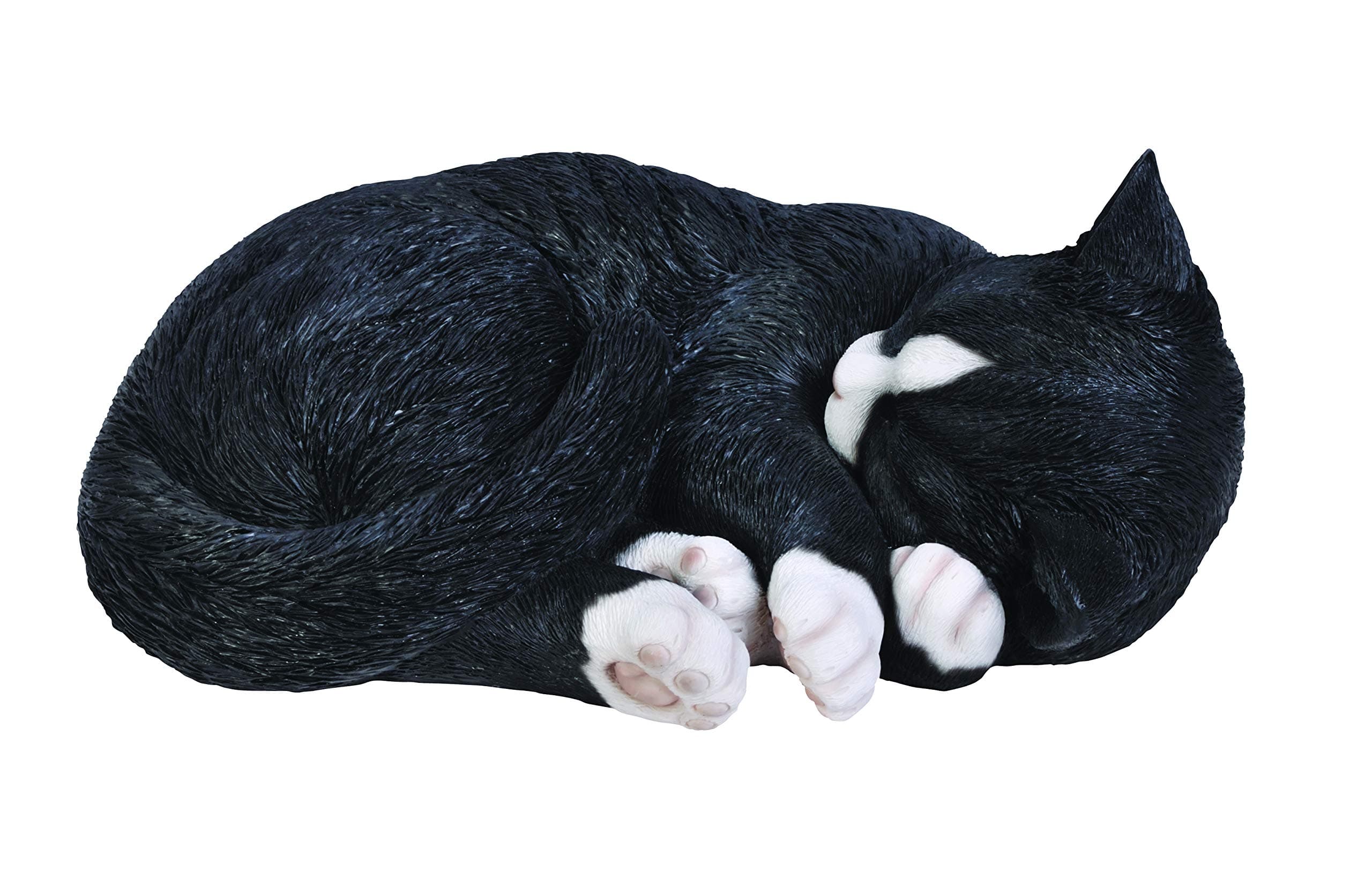 Vivid Arts Size B Real Life Sleeping Cat - Black/ White