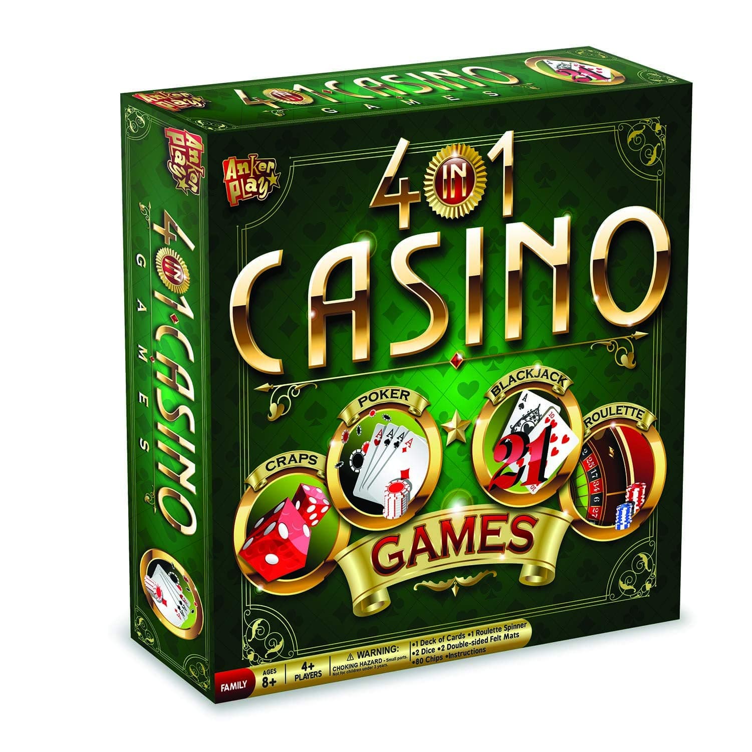 4 in 1 Casino Games