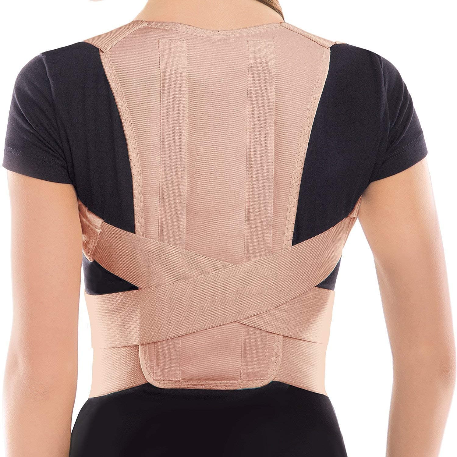 TOROS-GROUPPosture Corrector Brace – Back/Shoulder Support Small Beige