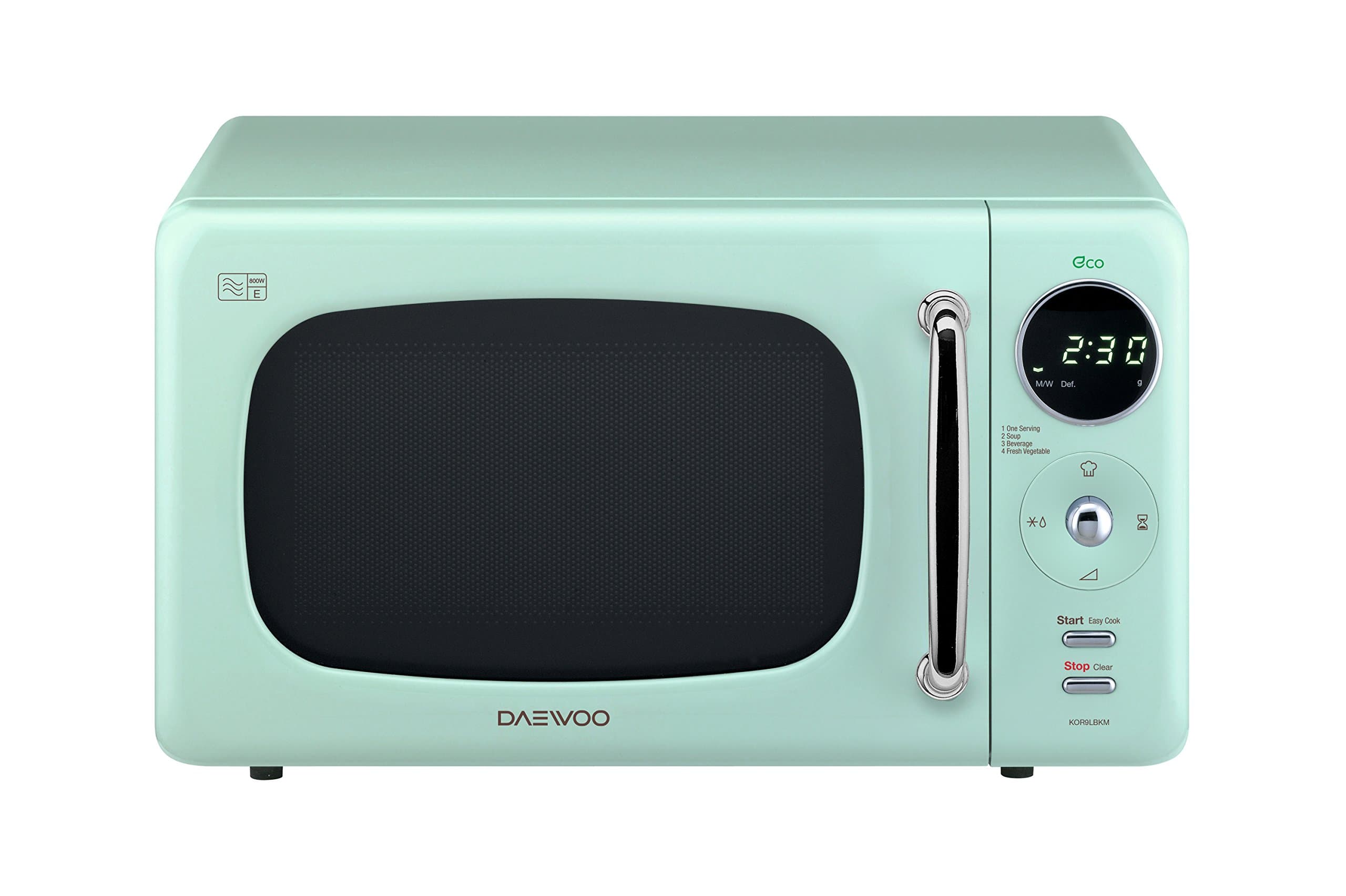 Daewoo KOR9LBKM Microwave Oven, 20 Litre, 800 W, Mint