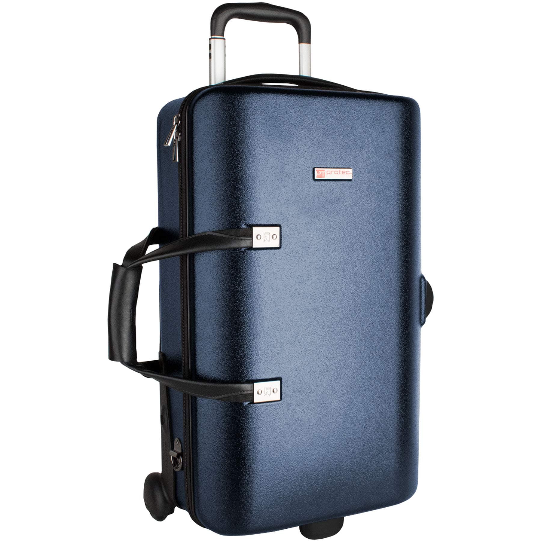 Protec Micro ZIP Triple Trumpet Case with Wheels, Blue, Model BLT301TBX