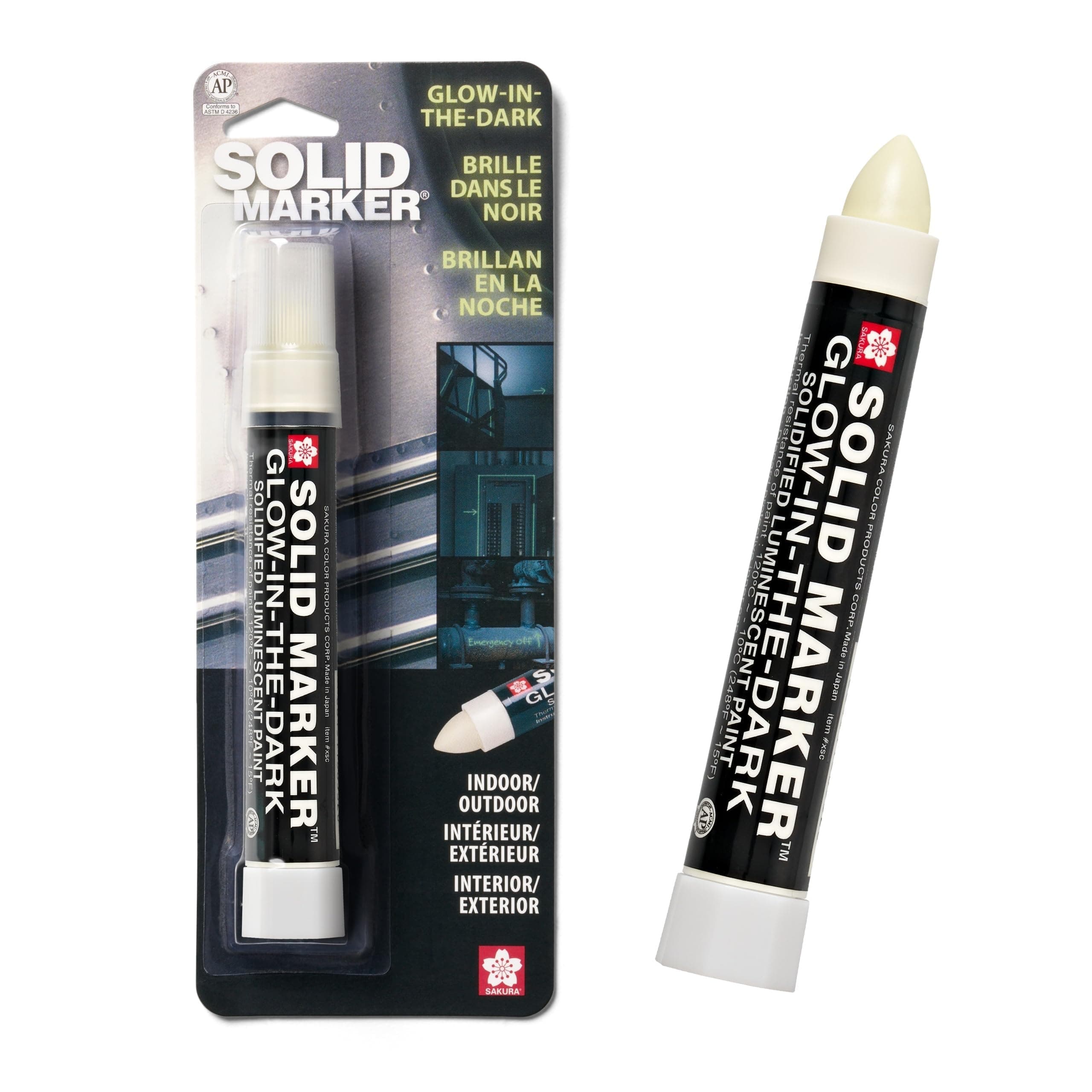 Sakura Solid Marker, Glow-in-the-Dark, Solidified Paint Marker (46594)
