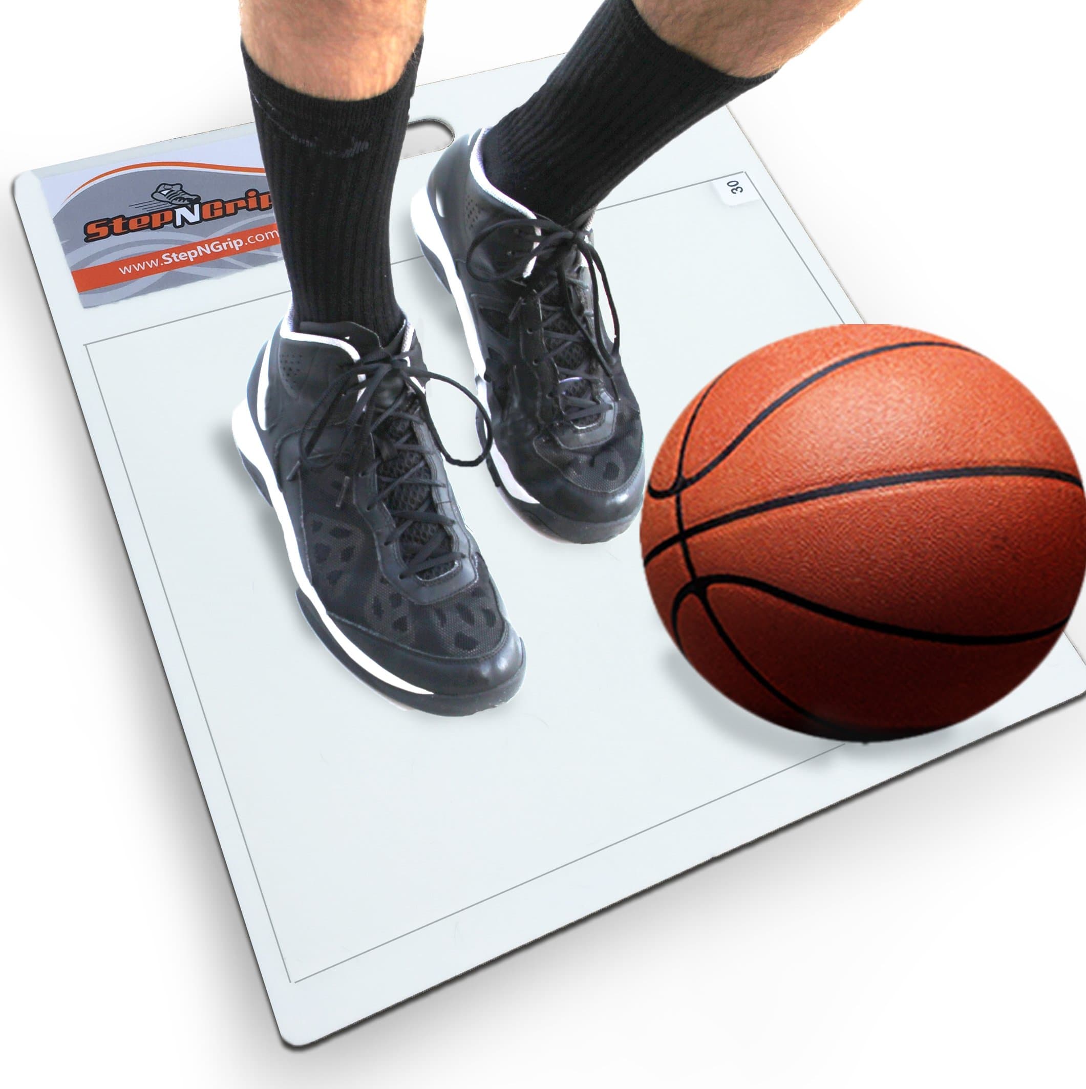 StepNGripStepNGrip Model Courtside Shoe Grip Traction Mat - Basic Model with Sticky Mat - Uses Replacement 15"x 18" Sheets, Allows Court Grip for Basketball Volleyball. Sticky Stop Power.