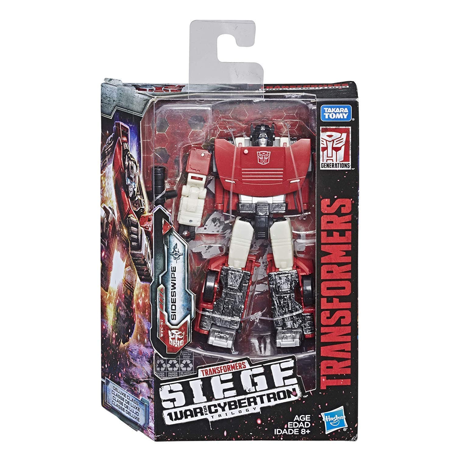 Generations War for Cybertron: Siege Deluxe Class WFC-S10 Sideswipe Action Figure