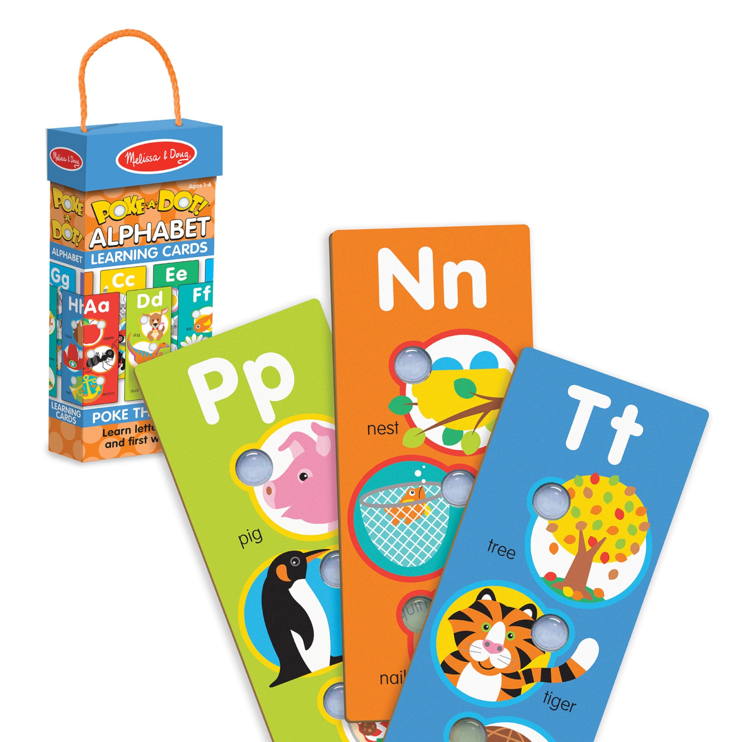 Melissa & Doug Poke-A-Dot Jumbo Alphabet Learning Cards