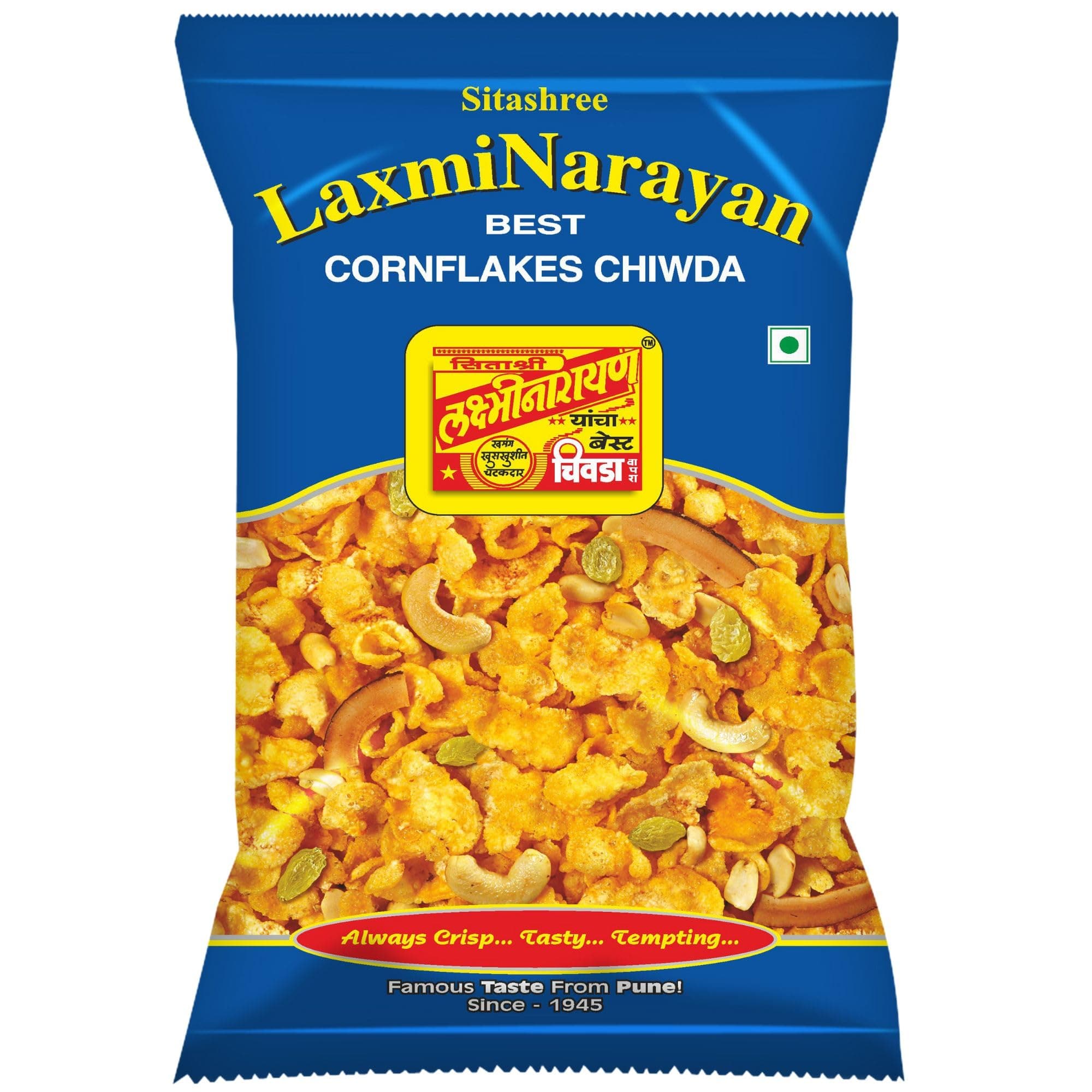 Laxminarayan Snacks - Cornflakes Chiwda, 500g Pouch