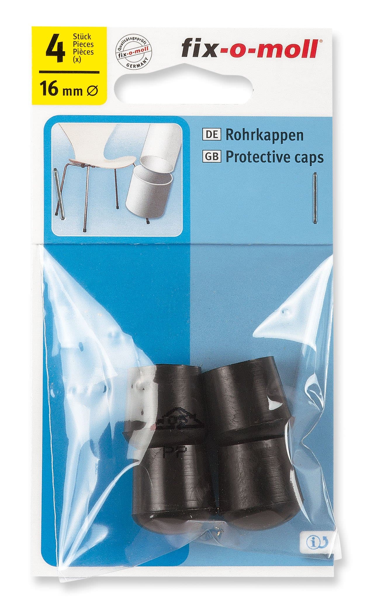 Fix-O-Moll P-Tips Tubes, 16 mm