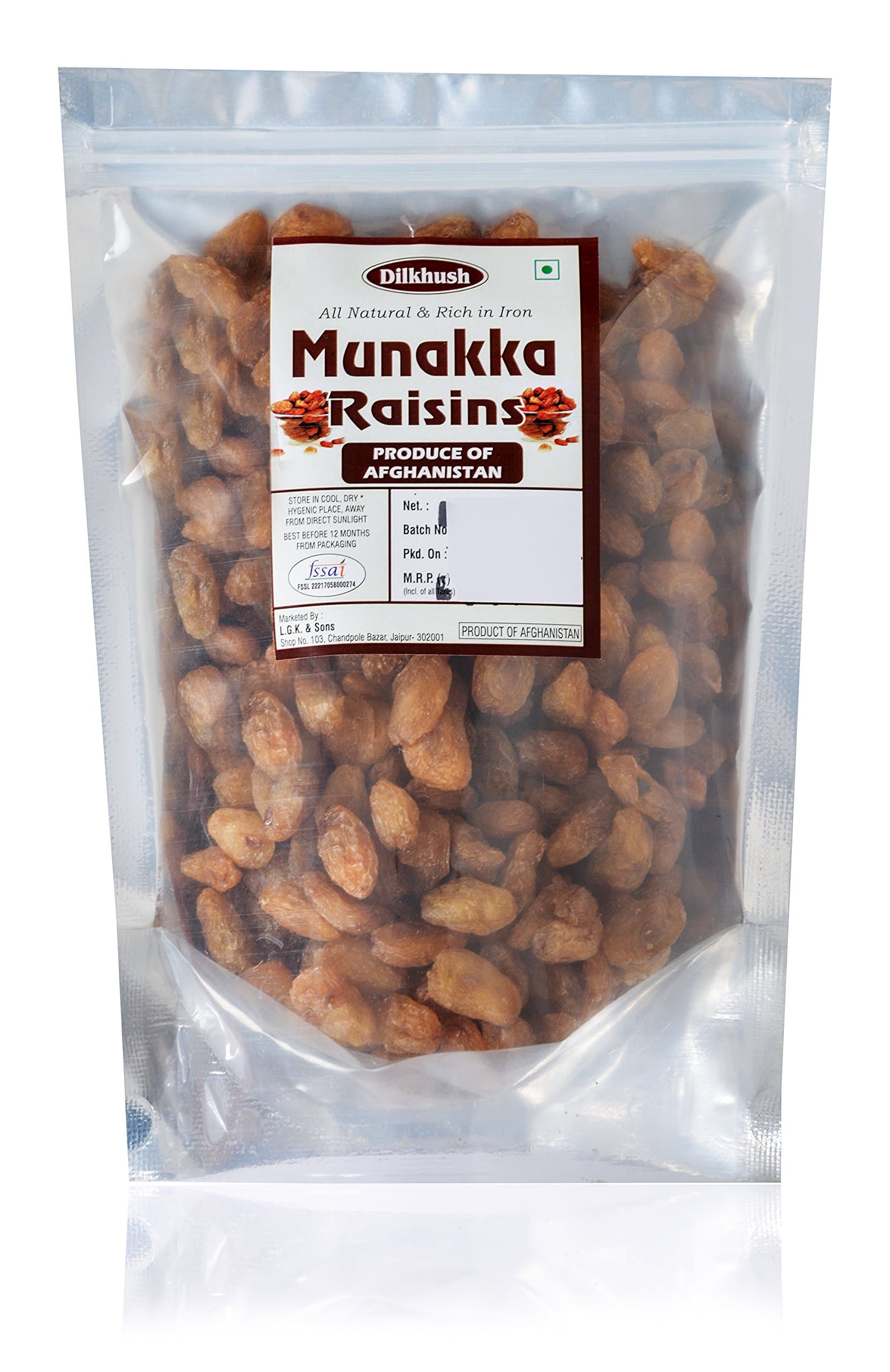 Dilkhush Munakka Raisin, 500 Grams
