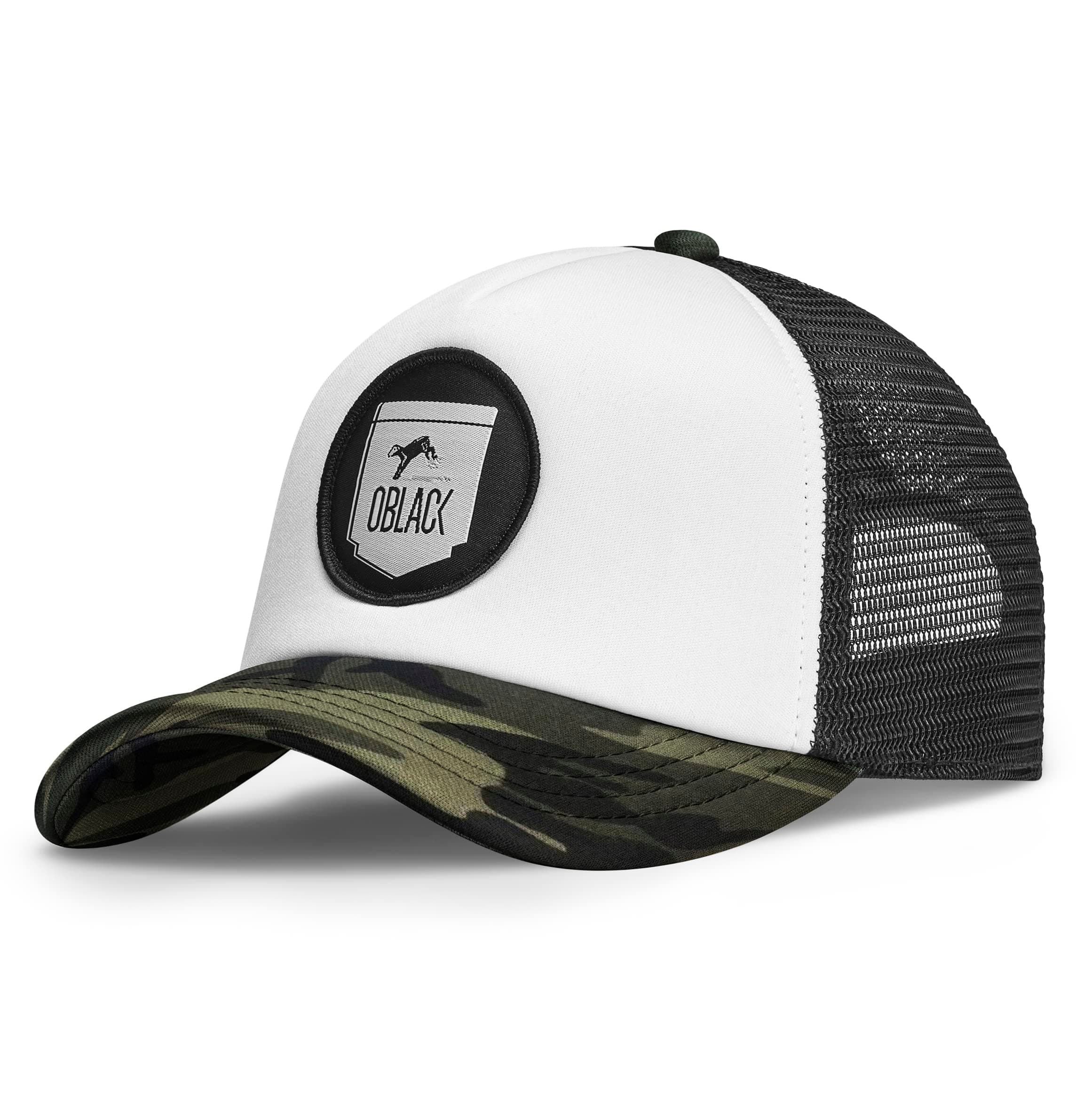Oblack Classic Padded Trucker Cap - Men's Caps