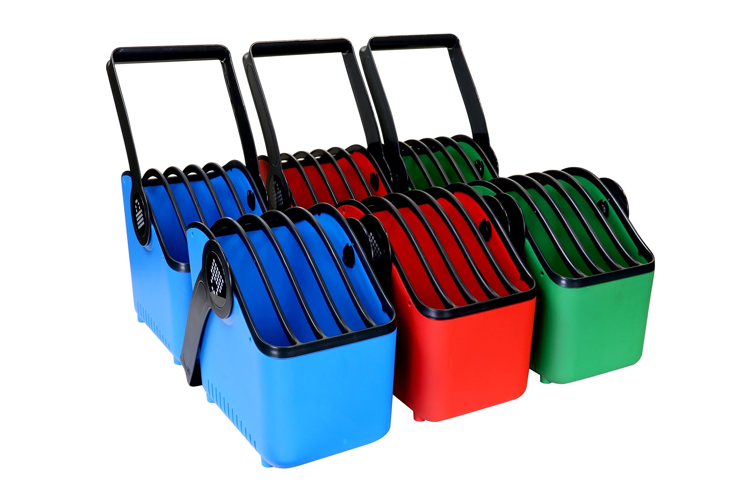 LocknChargeLarge Plastic Device Baskets (Pack of 6)