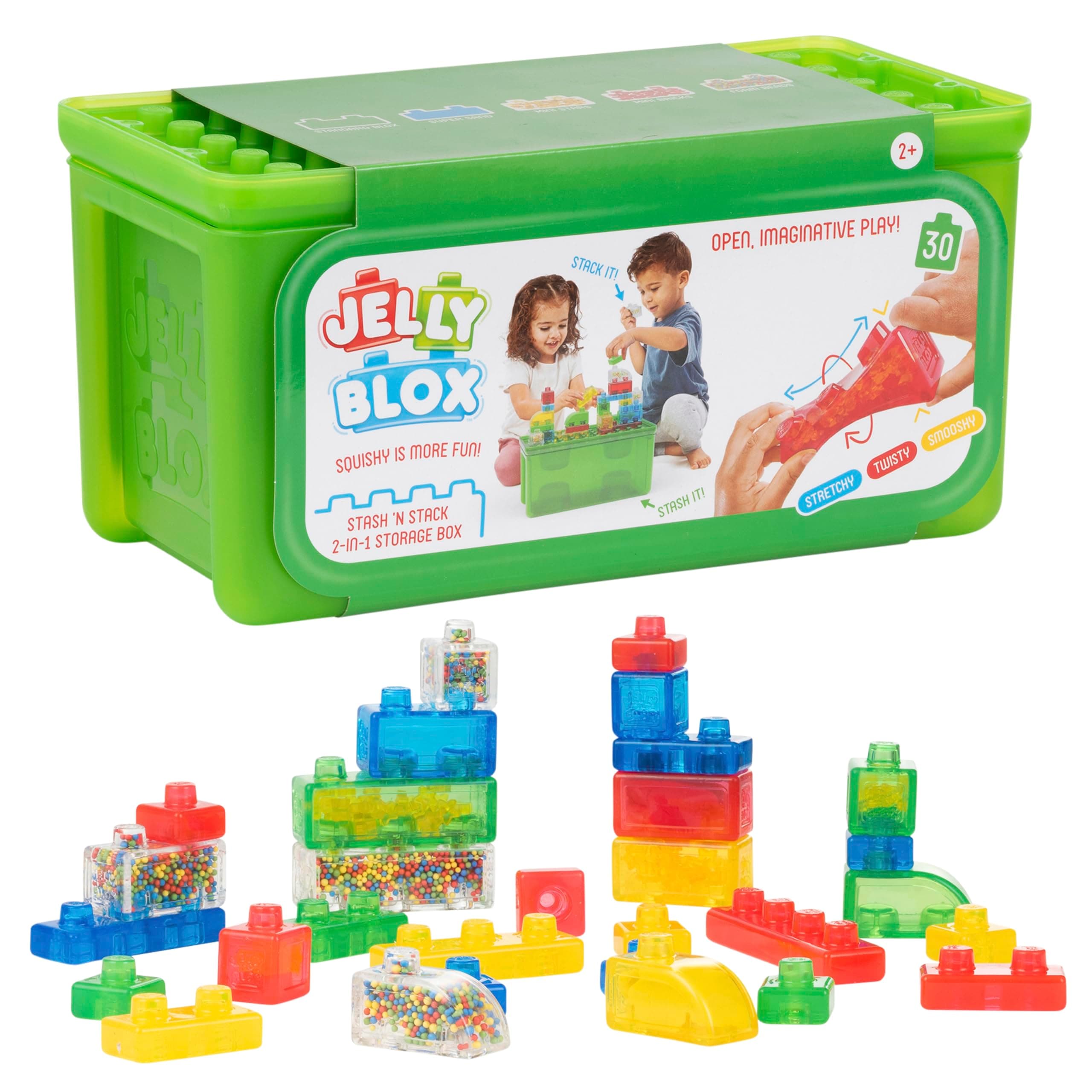 Goliath Jelly Blox Stash & Stack - 2-in-1 Storage Case