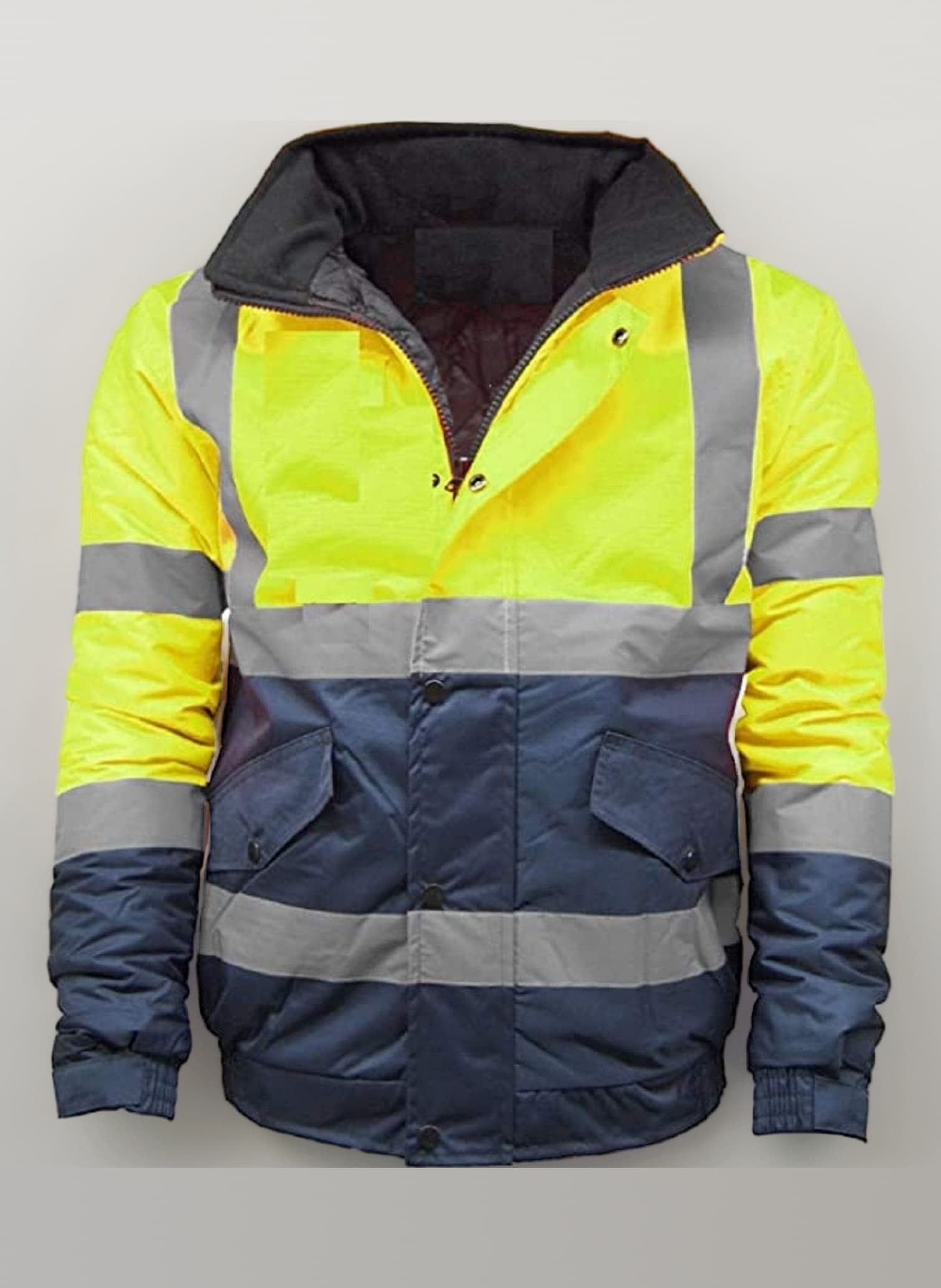 High Visibility Jackets | Winter Jackets for Men | Bomber Jacket | Hi vis Jacket | Concealed Hood | Polyester | Premium quality | Mulit-Pockets