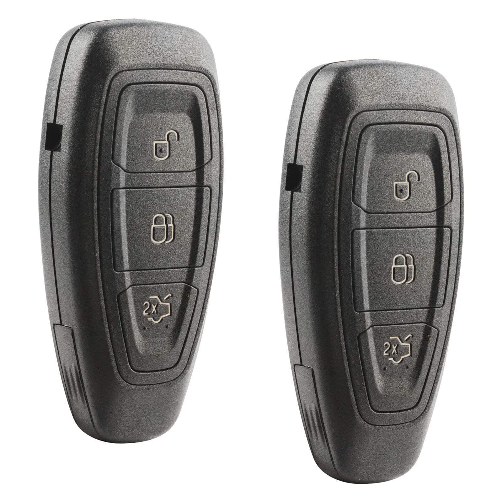 Replacement for 2011-2017 Ford C-Max Fiesta Focus 3-Button Keyless Entry Remote Key Fob KR55WK48801 (Set of 2)