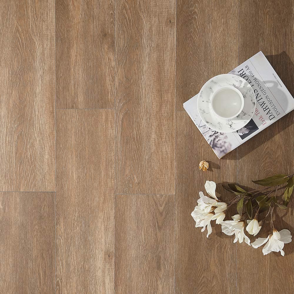 Light Oak Porcelain Wood Effect Tiles - SAMPLE