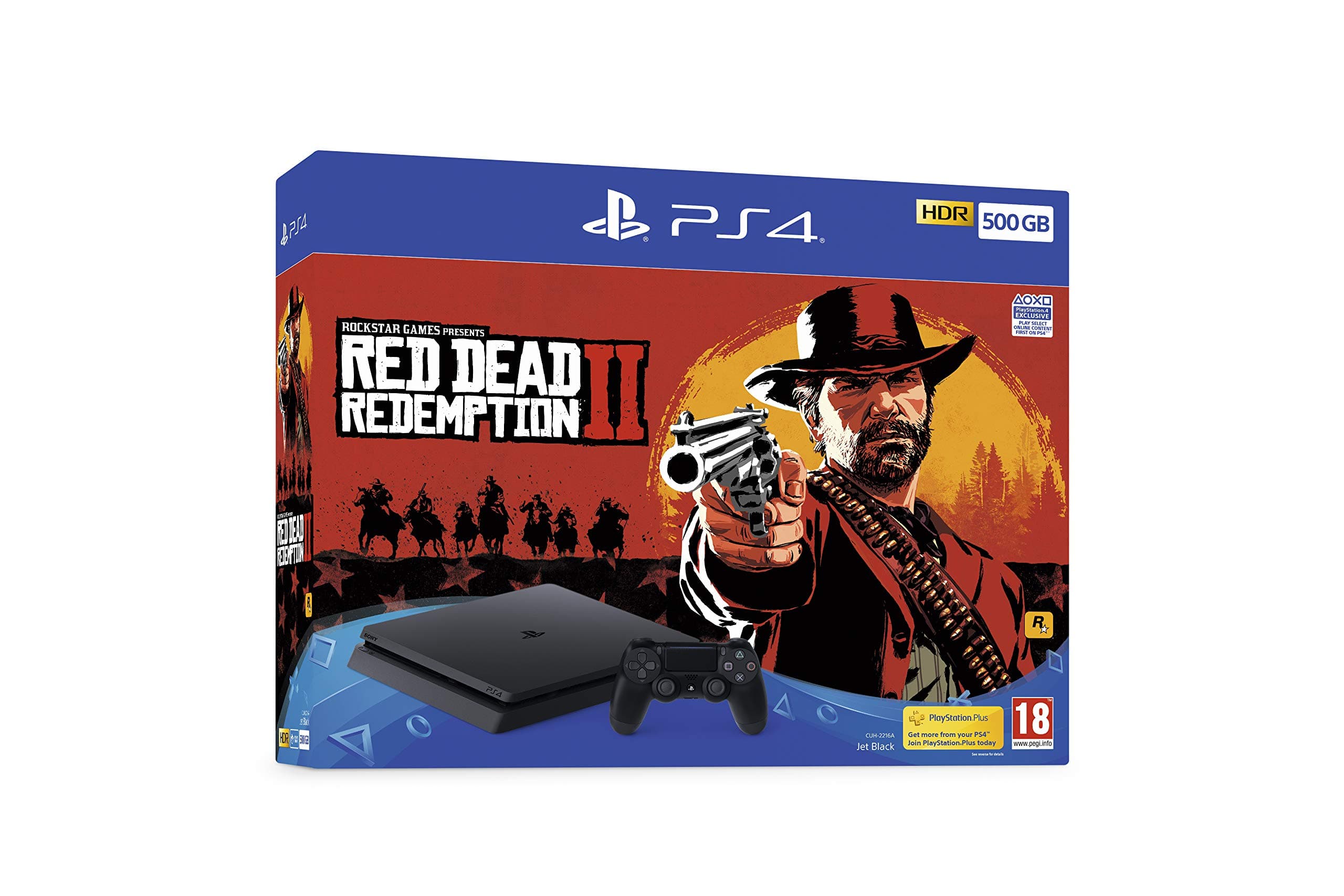 PS4 500GB and Red Dead Redemption 2 (PS4)