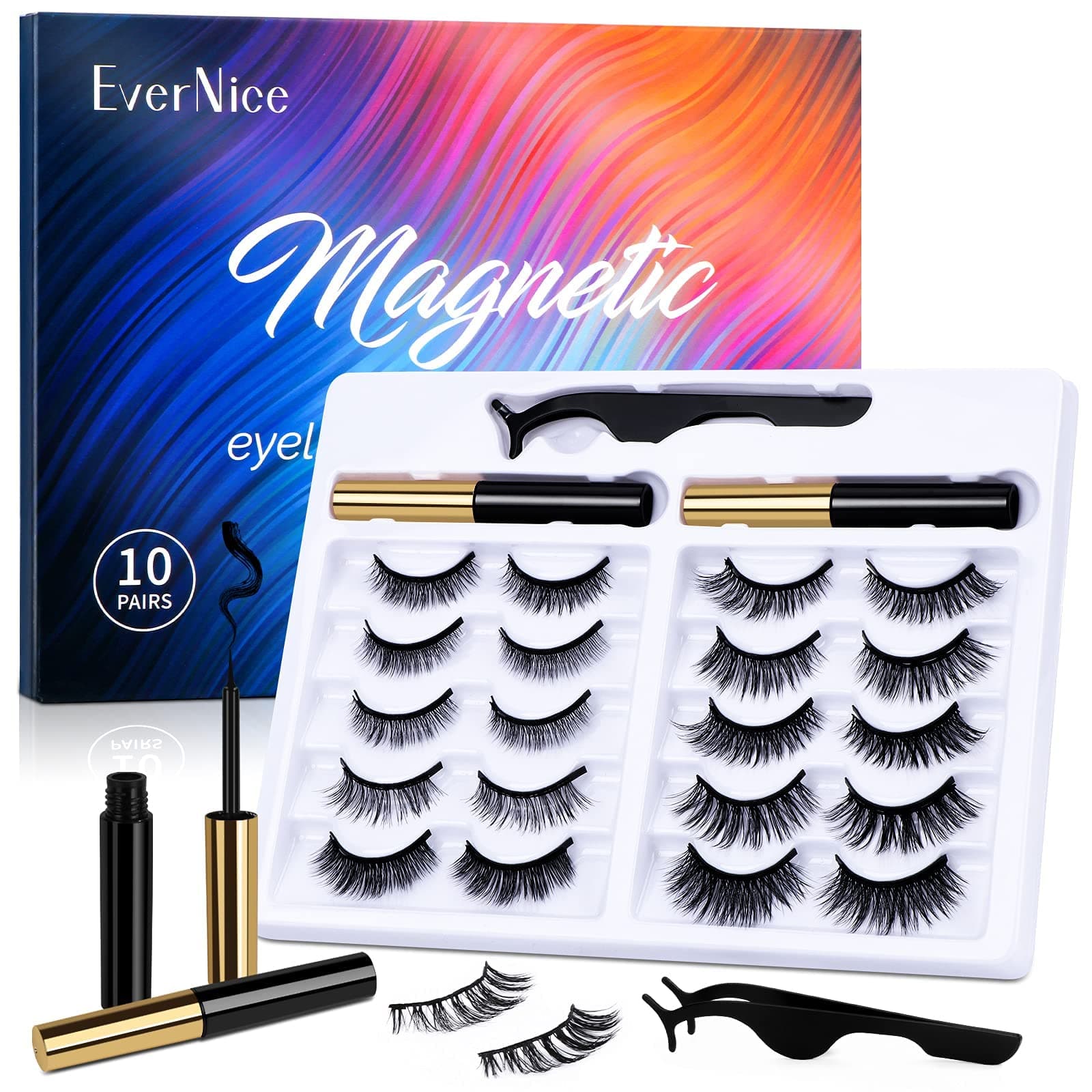 EverNice Magnetic Eyelashes with Eyeliner kit