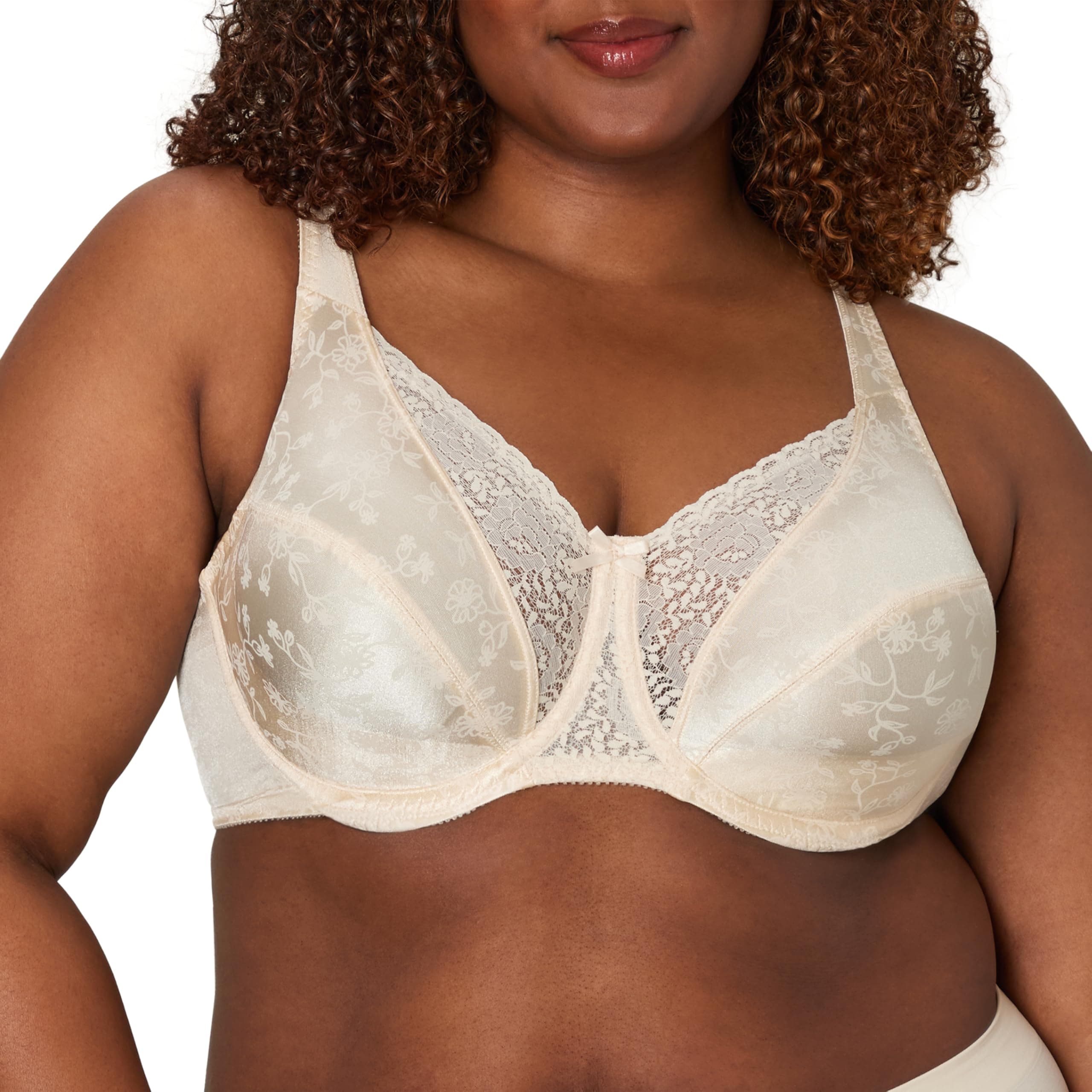 Hanes Women's Underwire Bra, Secrets Plus-Size Bras Available, Full-Coverage, Supportive, 4422