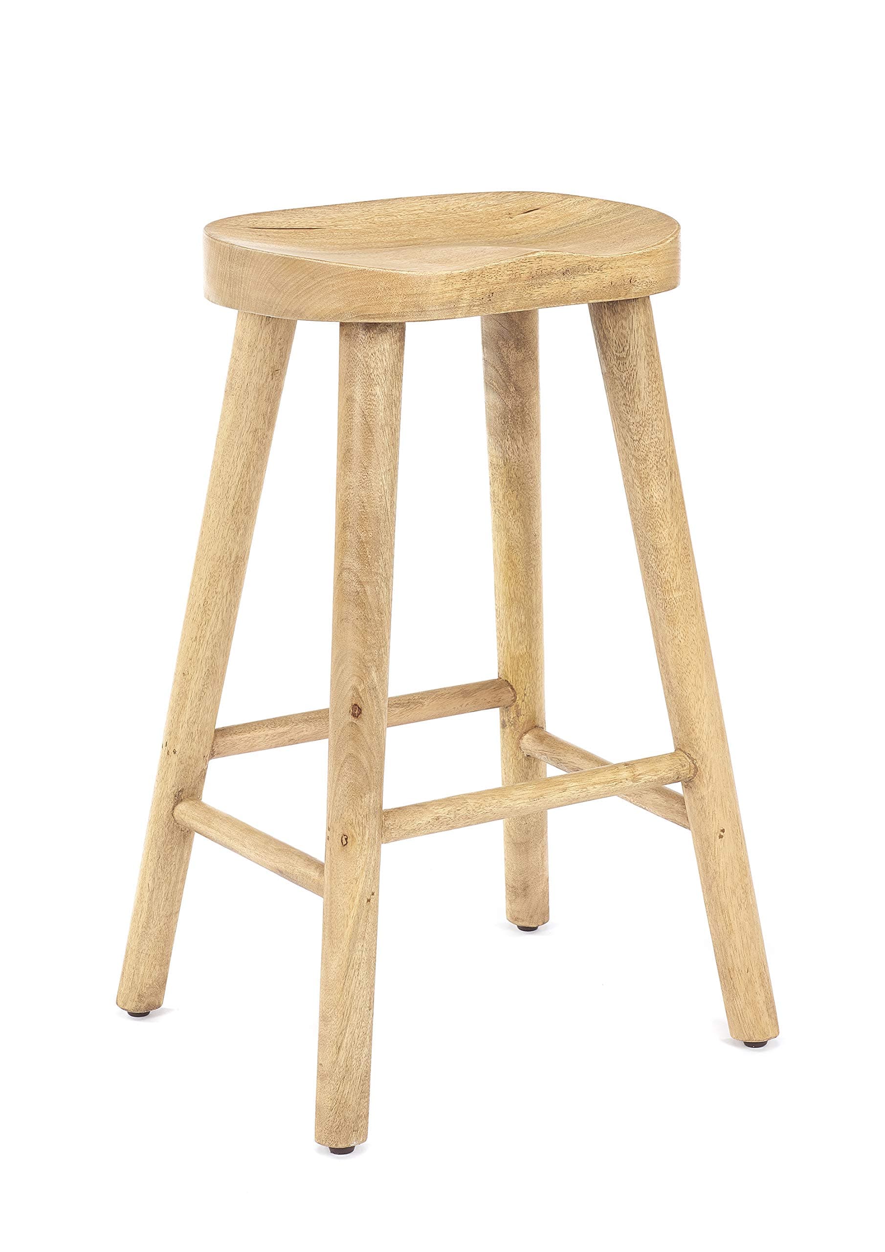 68cm Wooden Bar Stool Kitchen Pub Cafe Solid