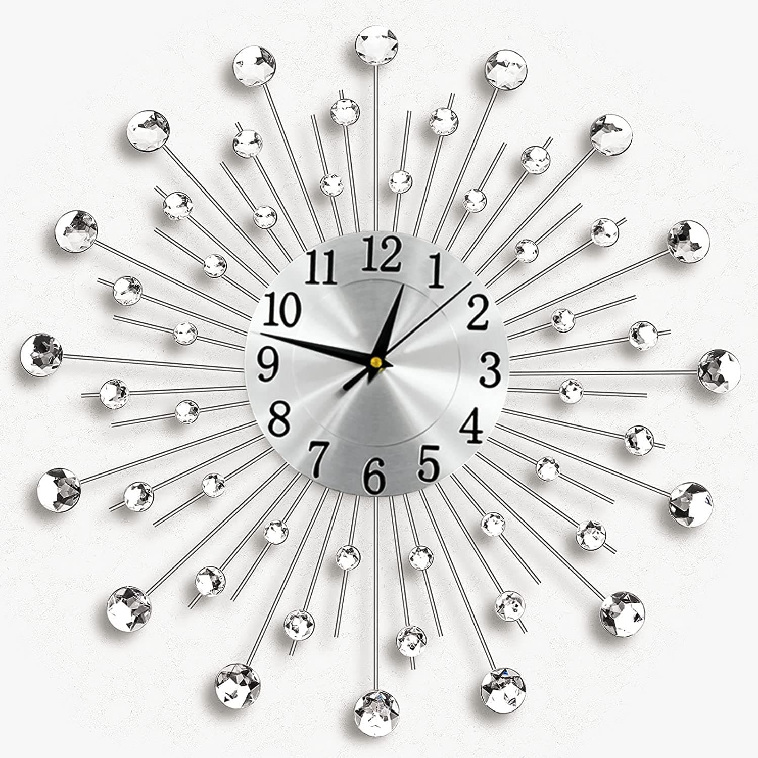 Diamond Beaded Wall Clock