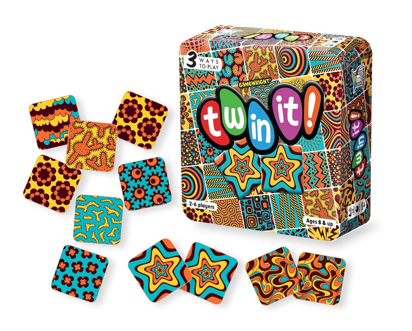 Gamewright 253 Twin It! Card Game Multi-colored, 5"