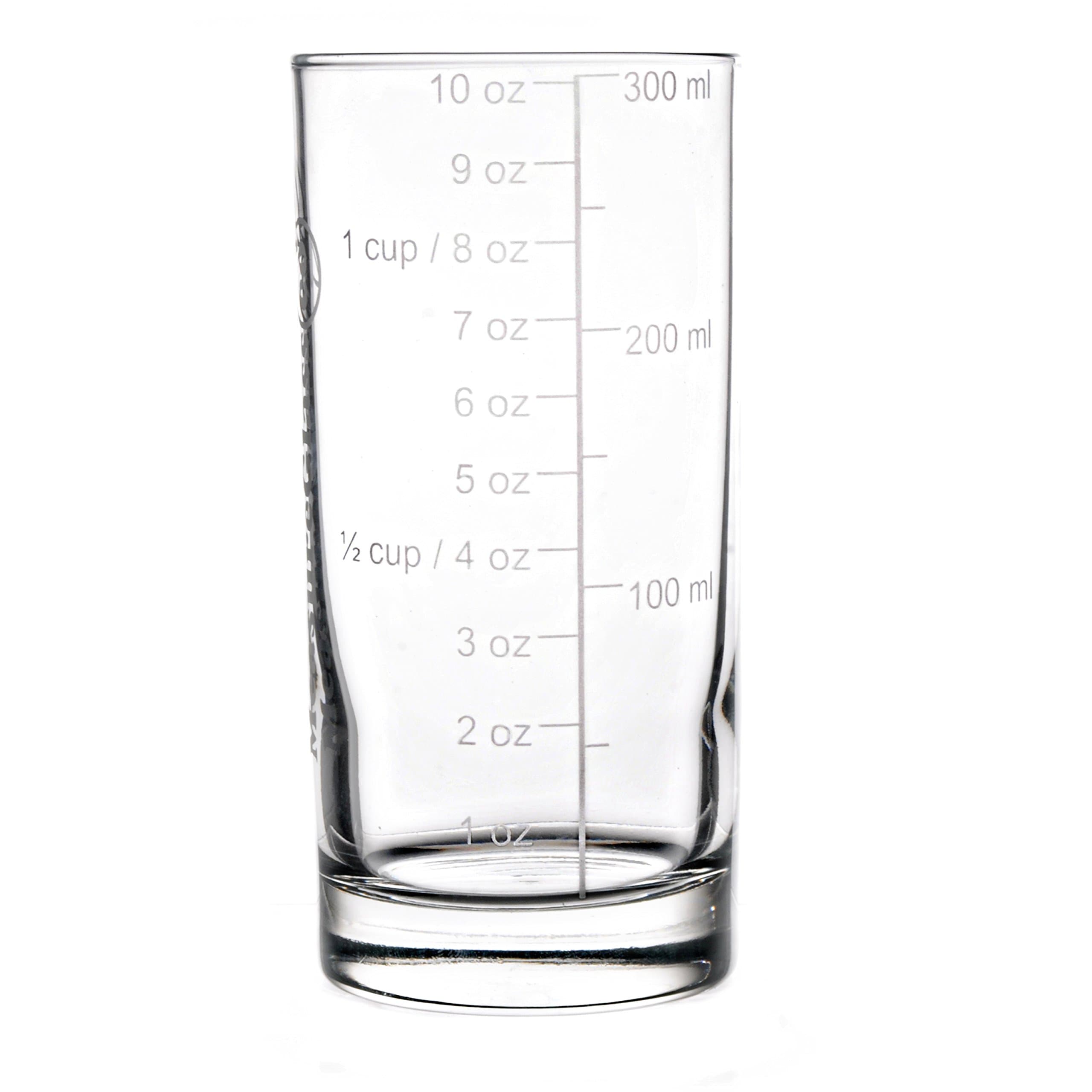 Engraved Measuring Glass 10.25oz