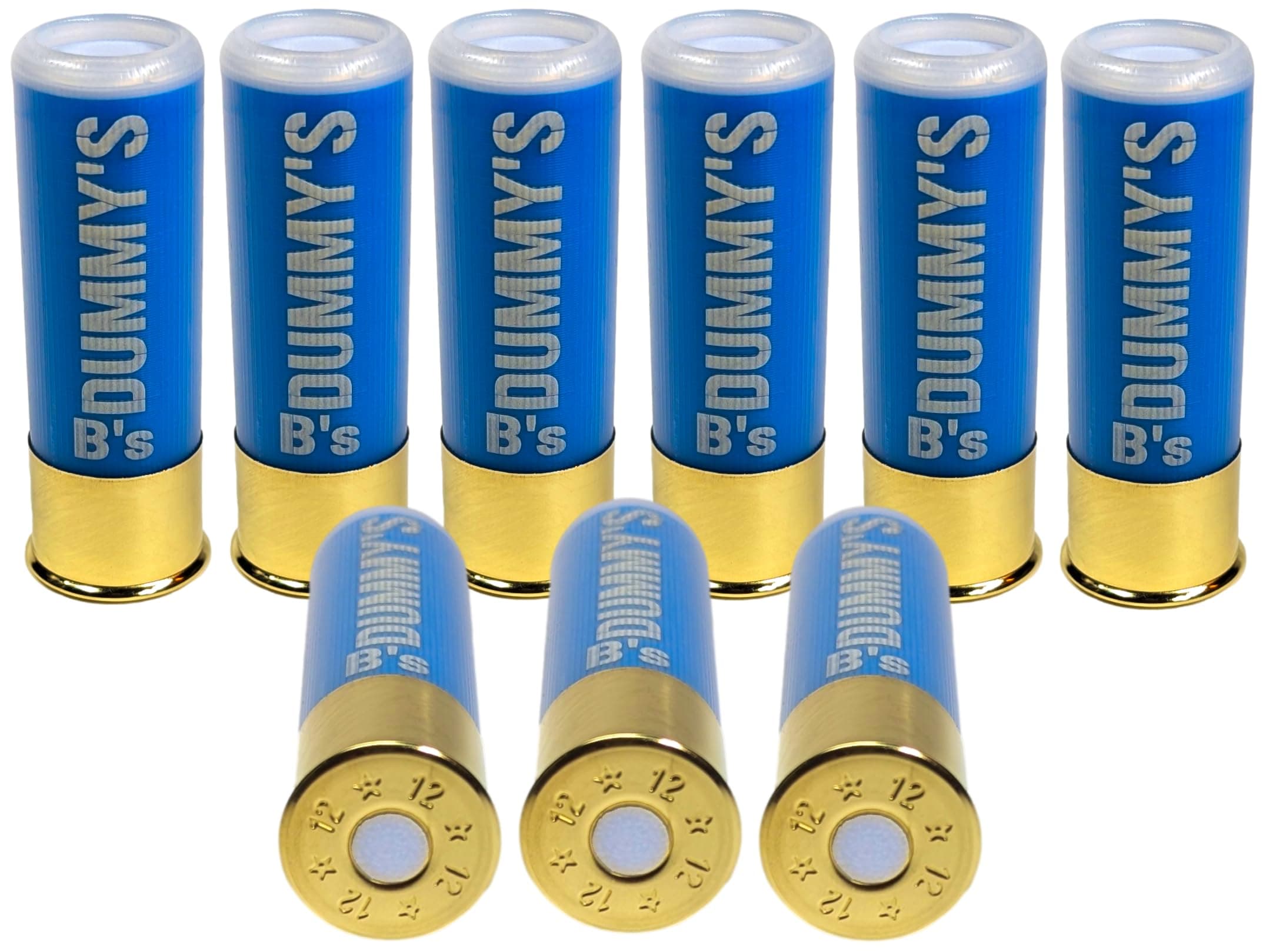 B's Dry Fire Snap Caps - A.K.A. B's Dummy's - Dummy 12 Gauge Training Caps (12 Ga Baby Blue)
