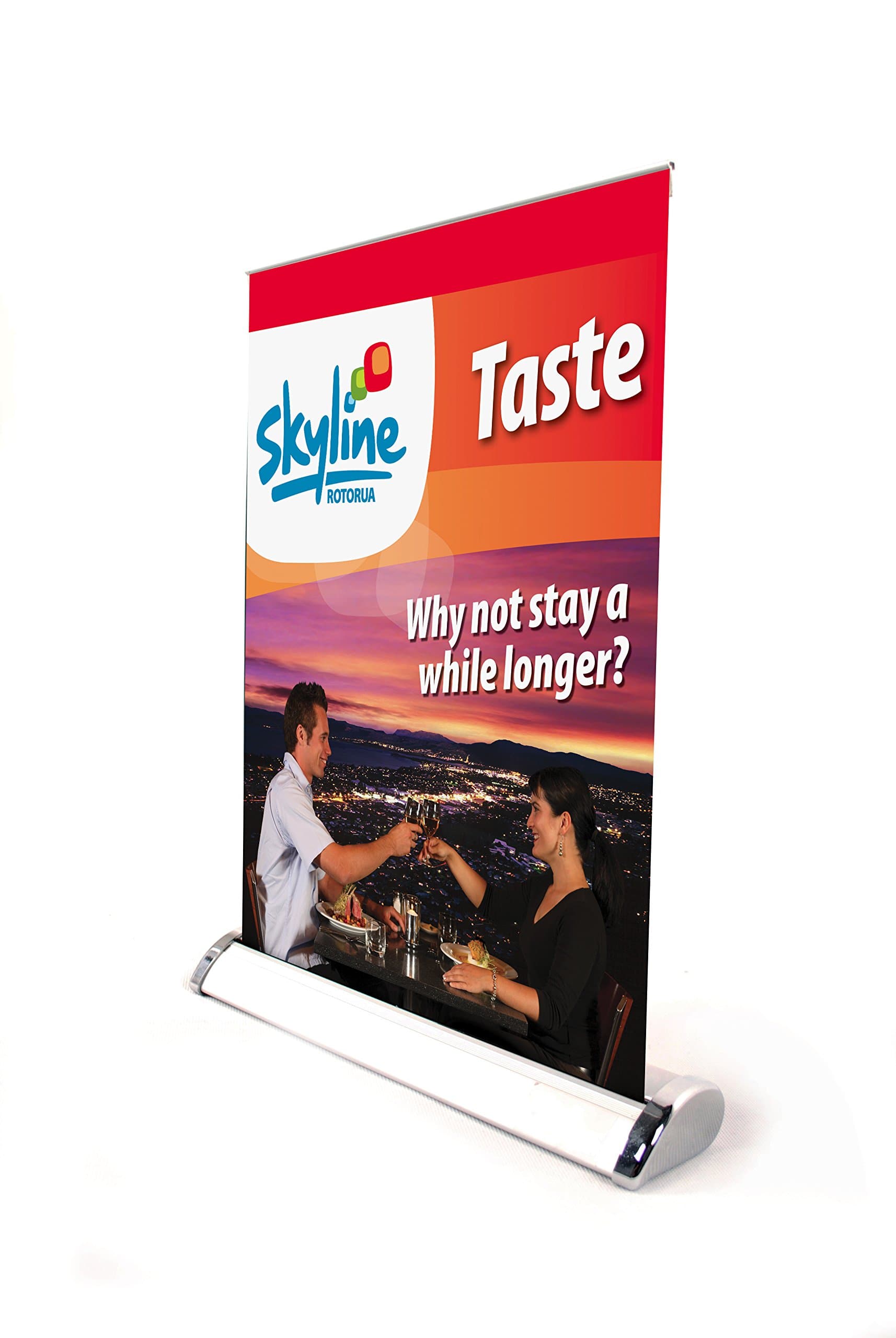 USA Mini Roll up Stand Table Top Retractable Banner A3 Size Single/double Sided Aluminum Exhibition Display Trade Show Sign Holder (12 Pack Double Sided)
